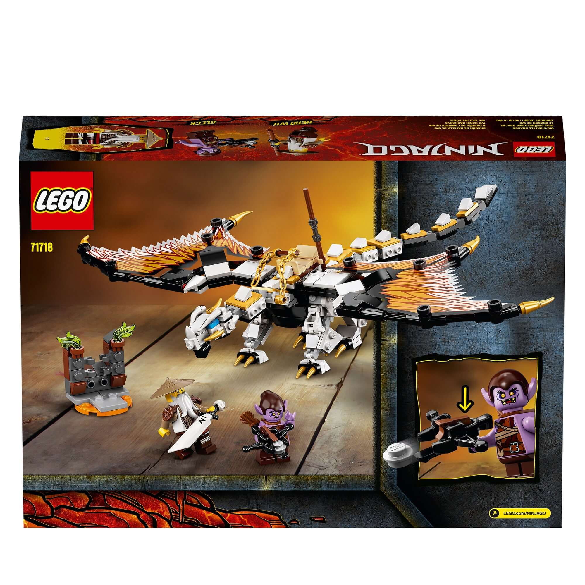 LEGO® NINJAGO Wu's Battle Dragon Toy 71718