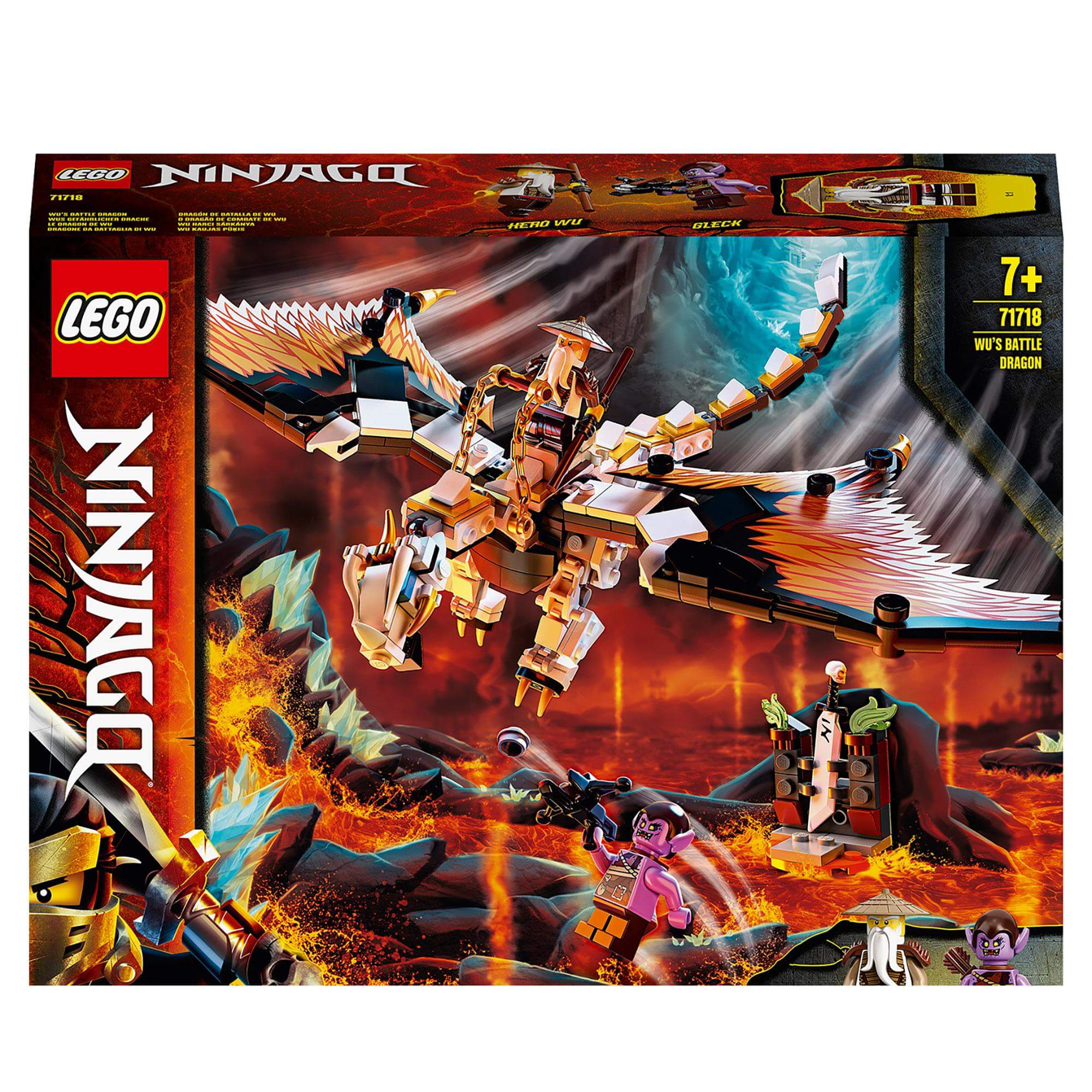 LEGO® NINJAGO Wu's Battle Dragon Toy 71718