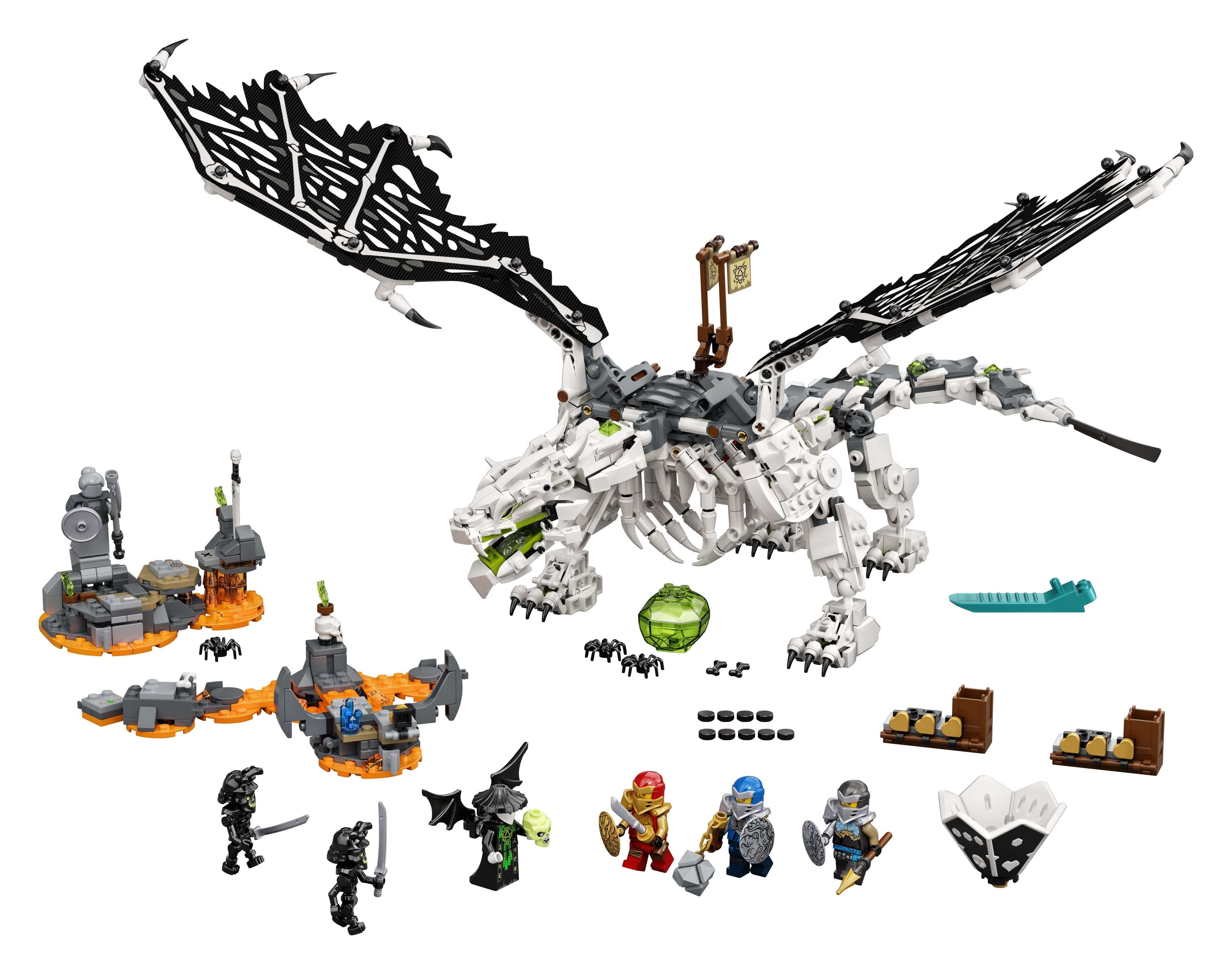 LEGO® NINJAGO Skull Sorcerer's Dragon 2in1 Toy 71721