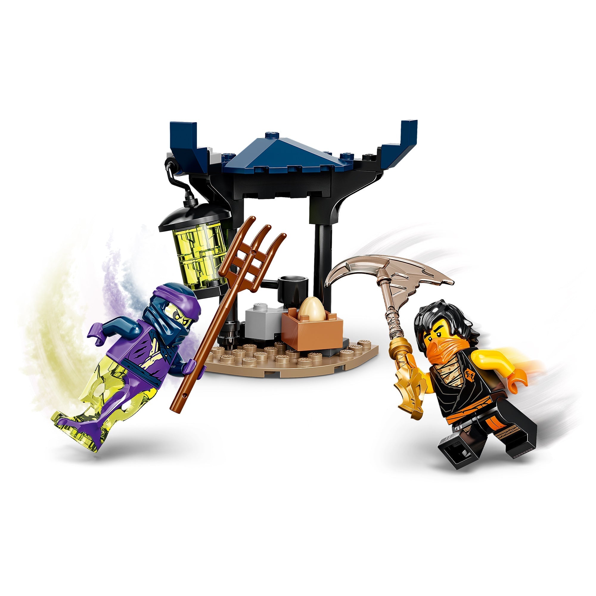 LEGO NINJAGO Epic Battle Set featuring Cole and Ghost Warrior, perfect for exciting ninja battles.