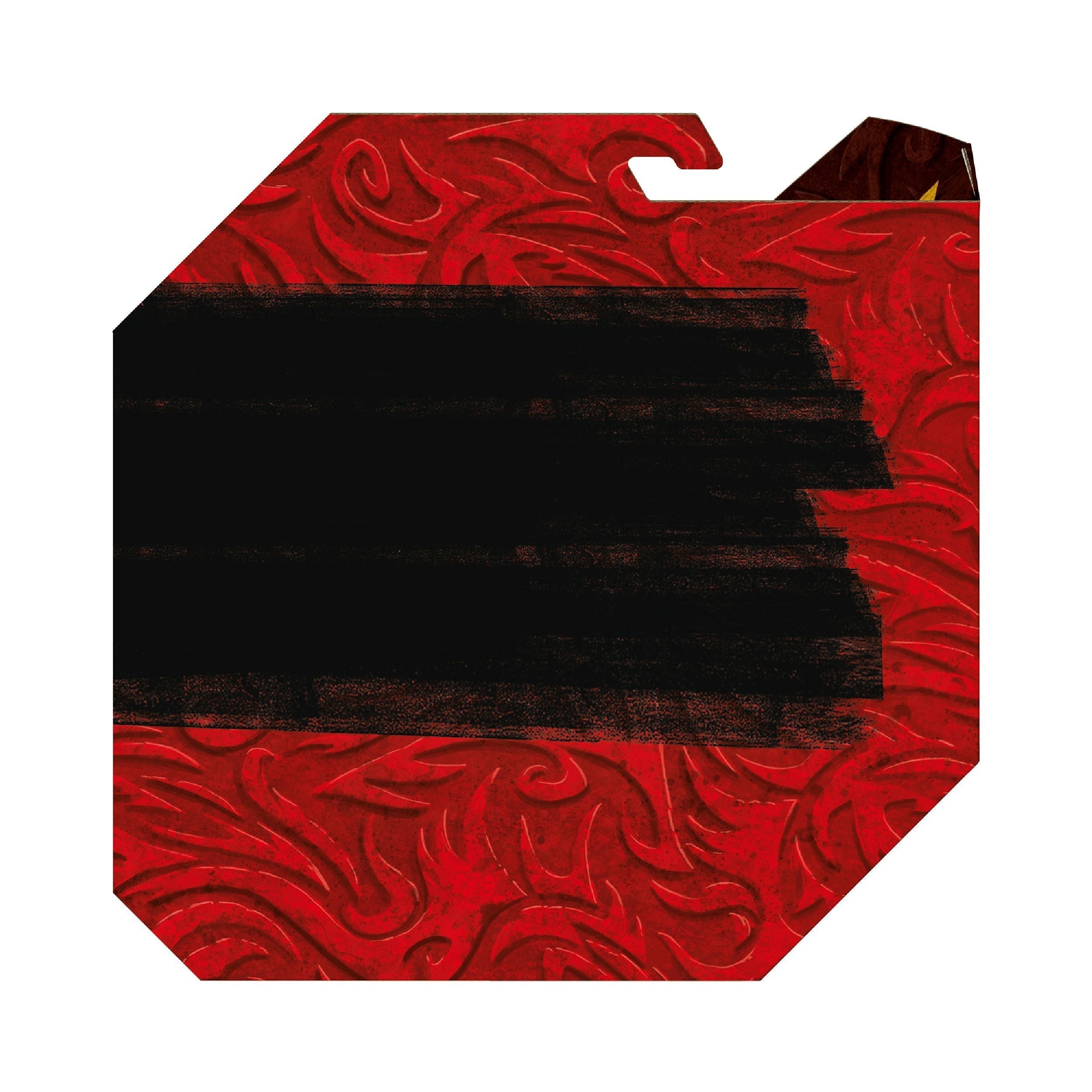 LEGO® NINJAGO Epic Battle Set Cole vs. Ghost 71733 packaging design, featuring a textured red background.