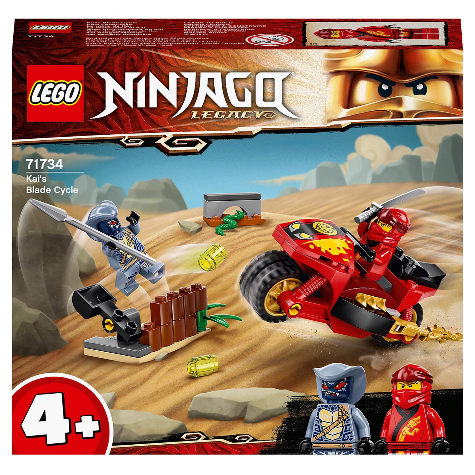 LEGO® NINJAGO Legacy Kai’s Blade Cycle Set 71734