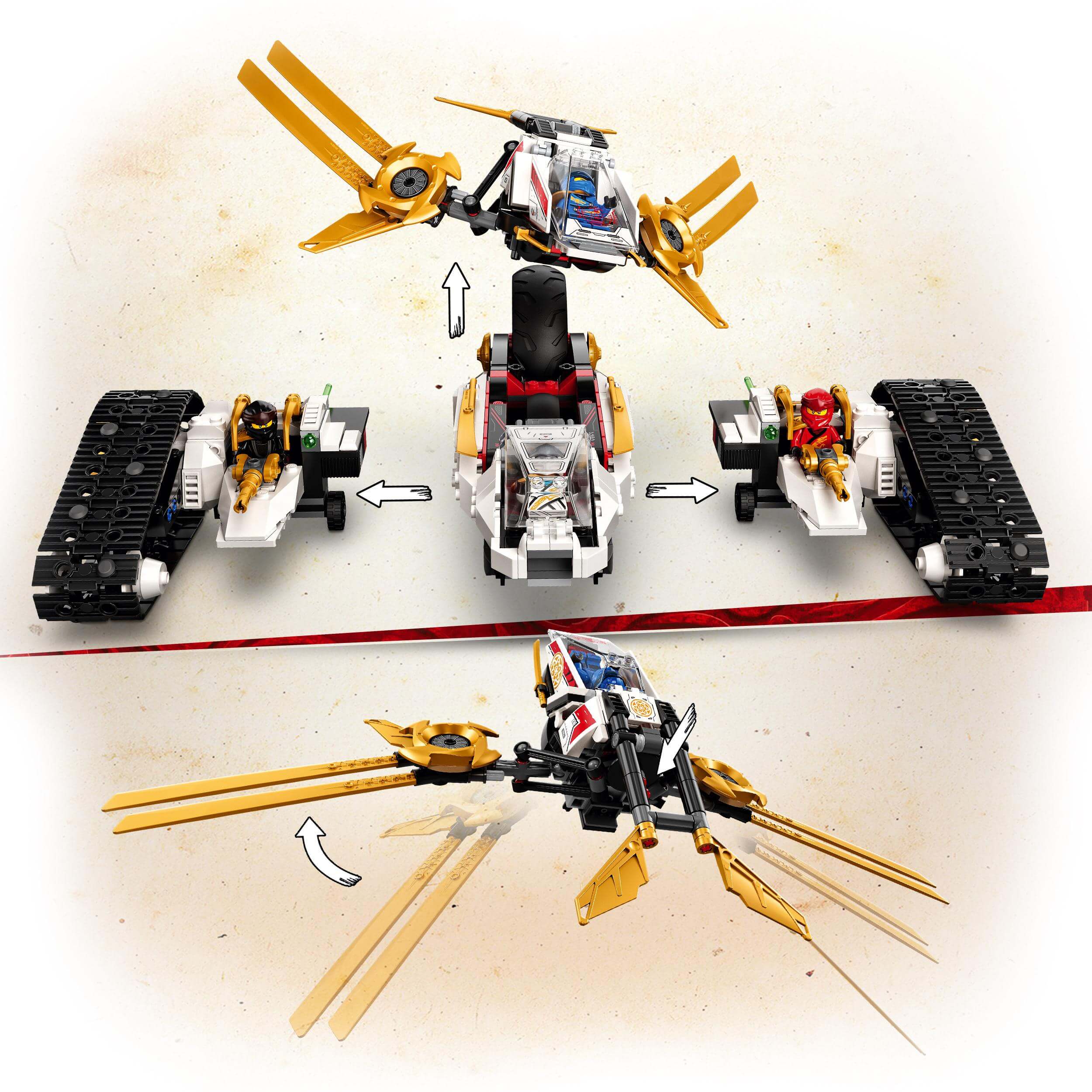 LEGO® NINJAGO Legacy Ultra Sonic Raider Set 71739