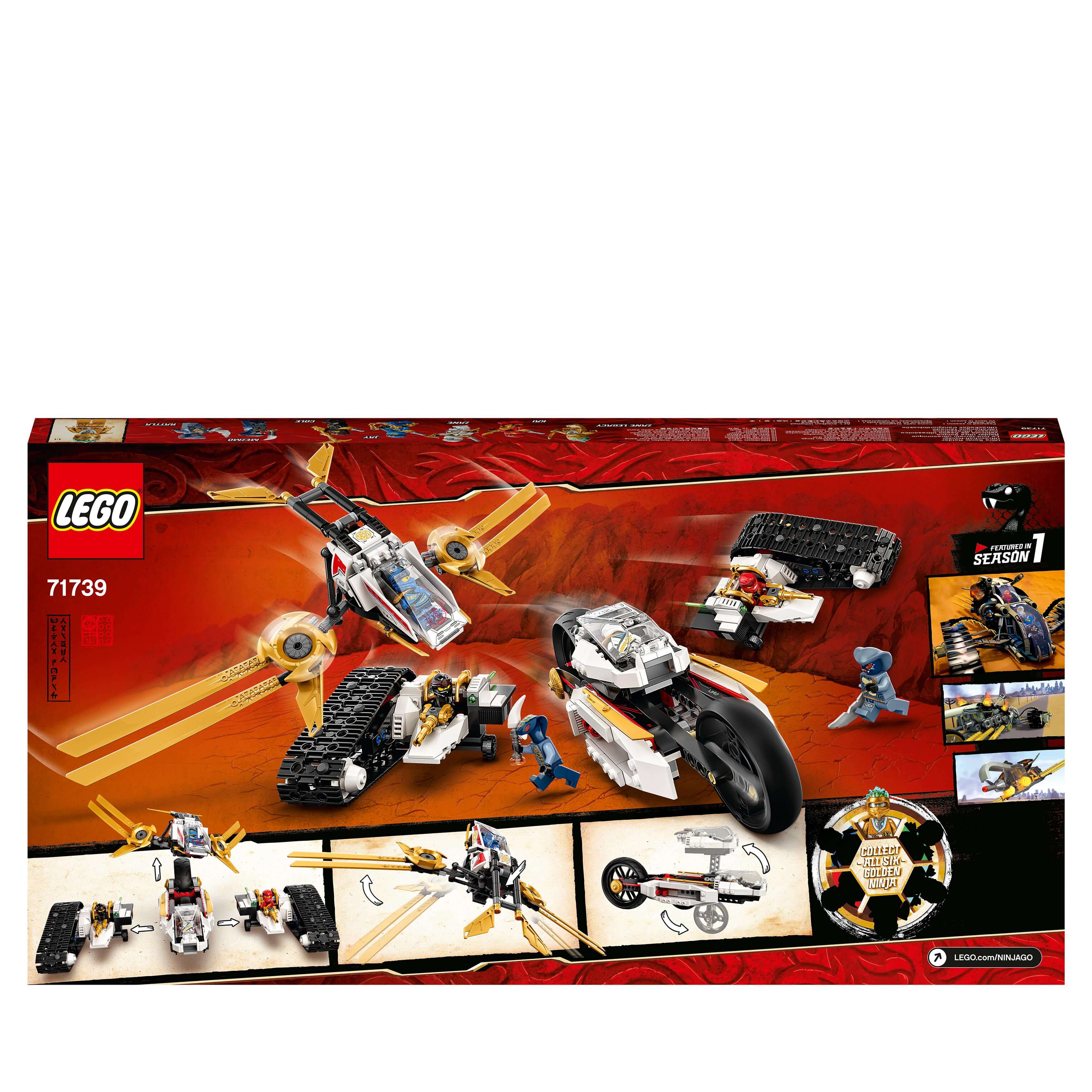 LEGO® NINJAGO Legacy Ultra Sonic Raider Set 71739