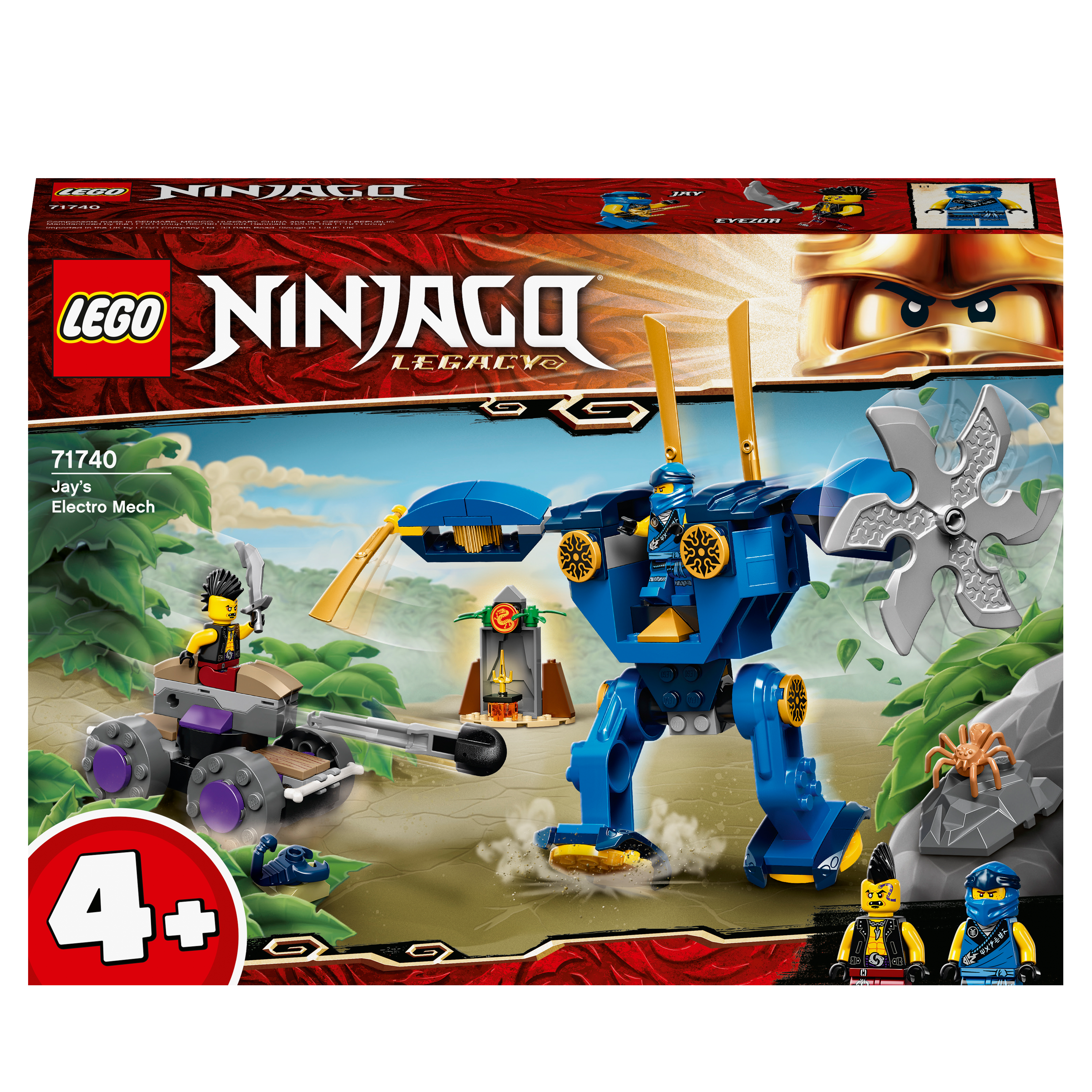 LEGO® NINJAGO Legacy Jay’s Electro Mech Toy 71740