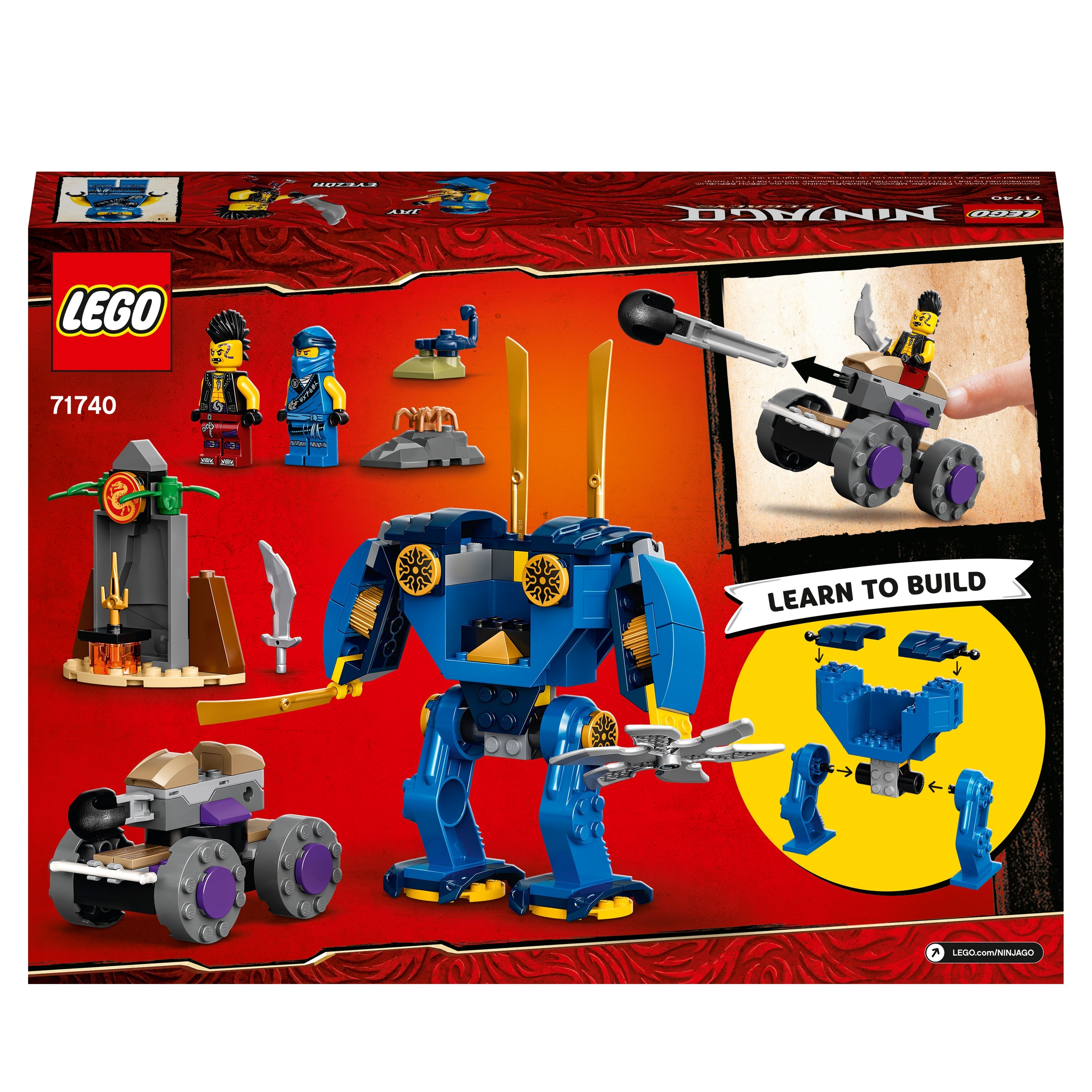 LEGO® NINJAGO Legacy Jay’s Electro Mech Toy 71740
