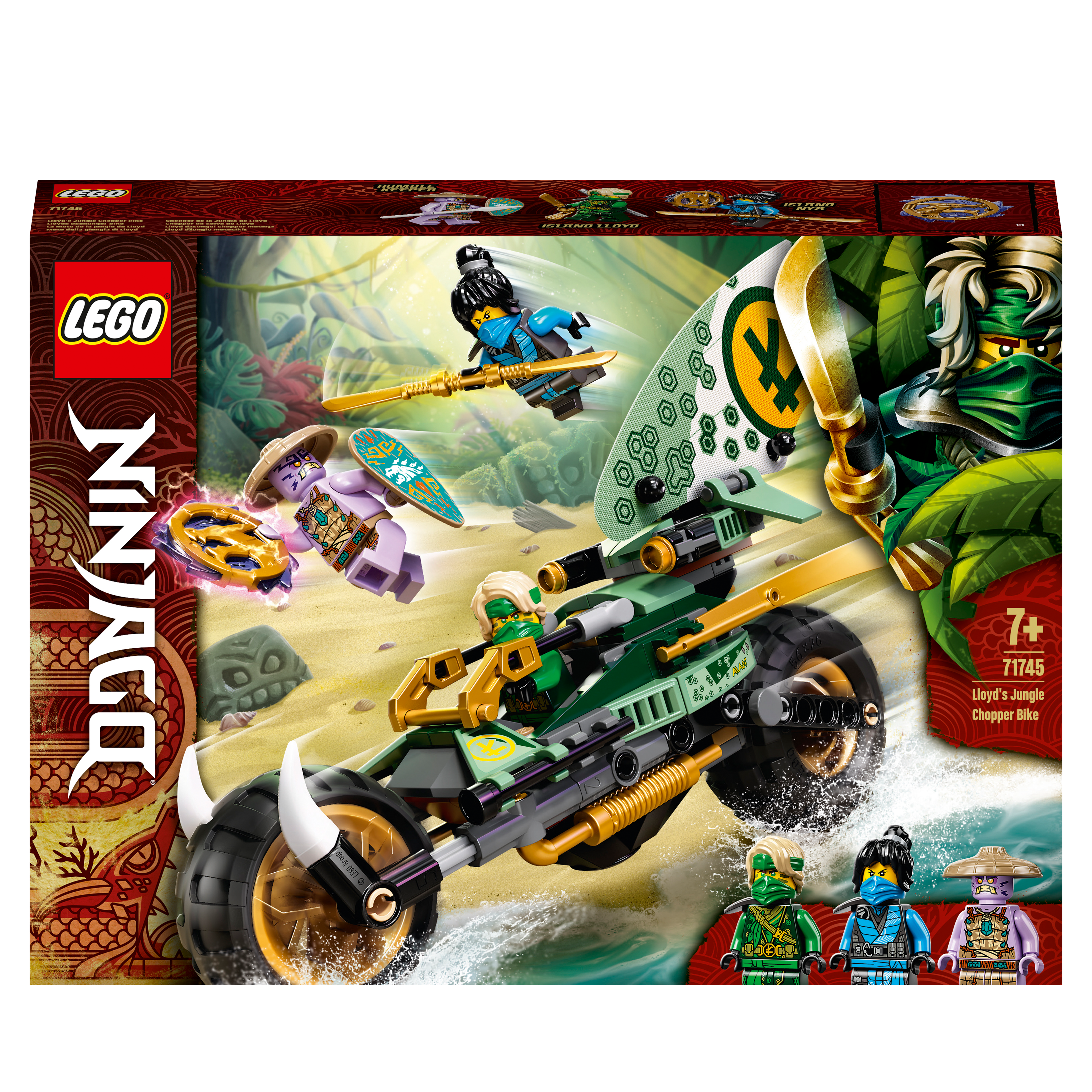 LEGO® NINJAGO Lloyd’s Jungle Chopper Bike Toy 71745