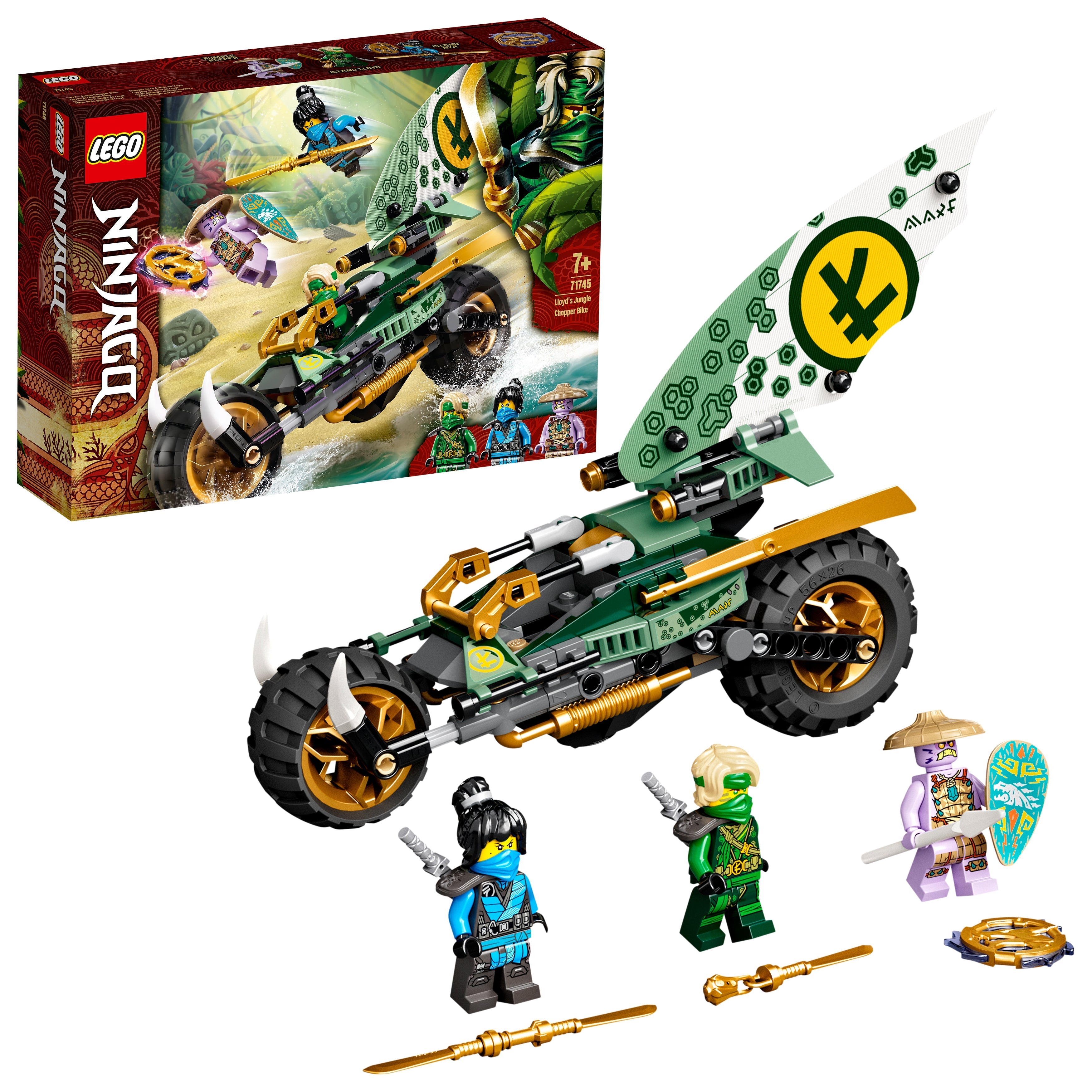 LEGO® NINJAGO Lloyd’s Jungle Chopper Bike Toy 71745