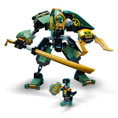 LEGO NINJAGO Lloyd’s Hydro Mech set featuring Lloyd minifigure, perfect for underwater adventures from the Seabound series.