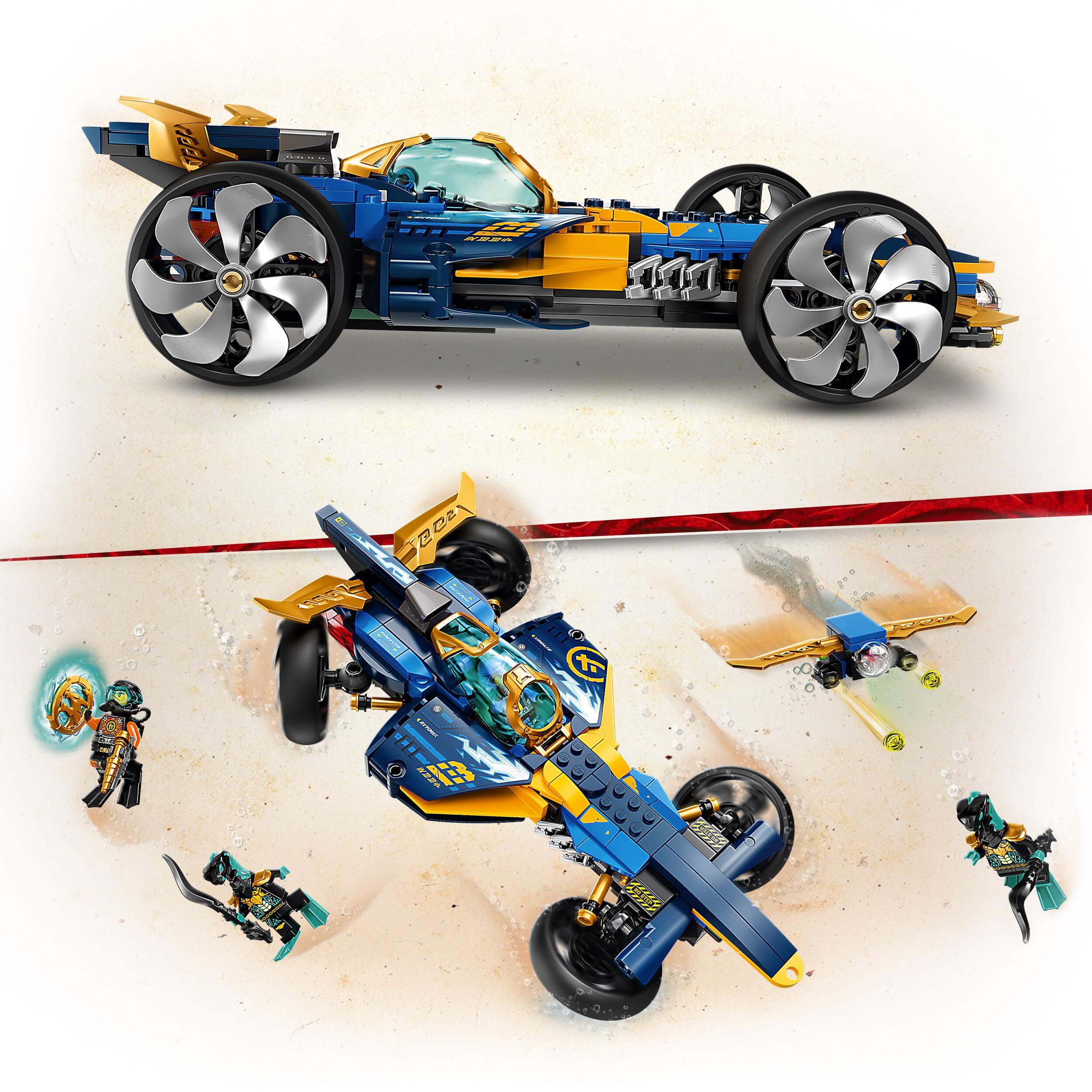 LEGO® NINJAGO Ninja Sub Speeder Car Toy 71752