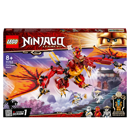 LEGO® NINJAGO Legacy Fire Dragon Attack Toy 71753