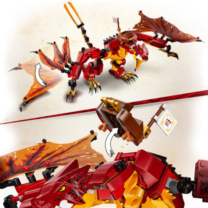 LEGO® NINJAGO Legacy Fire Dragon Attack Toy 71753