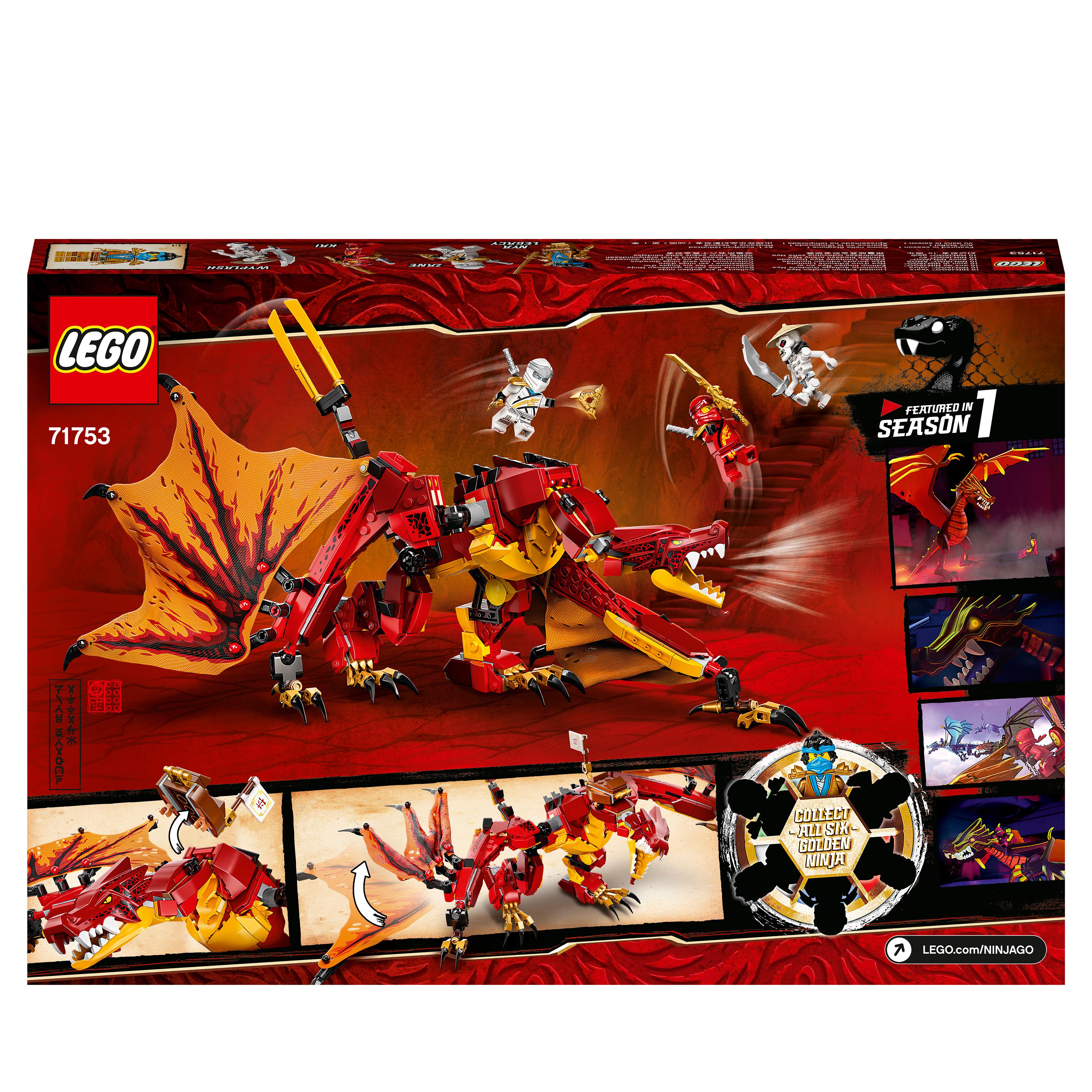 LEGO® NINJAGO Legacy Fire Dragon Attack Toy 71753