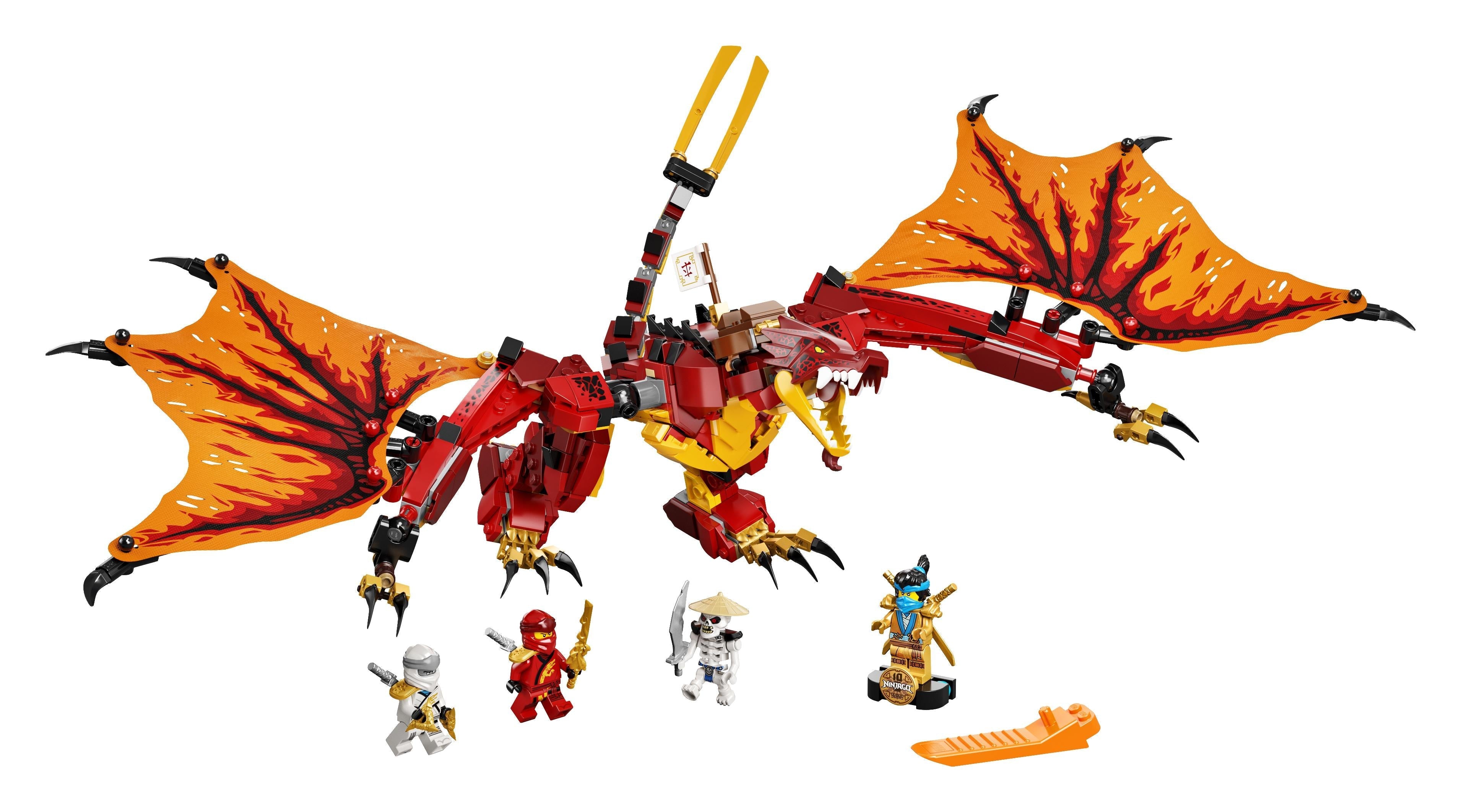LEGO® NINJAGO Legacy Fire Dragon Attack Toy 71753