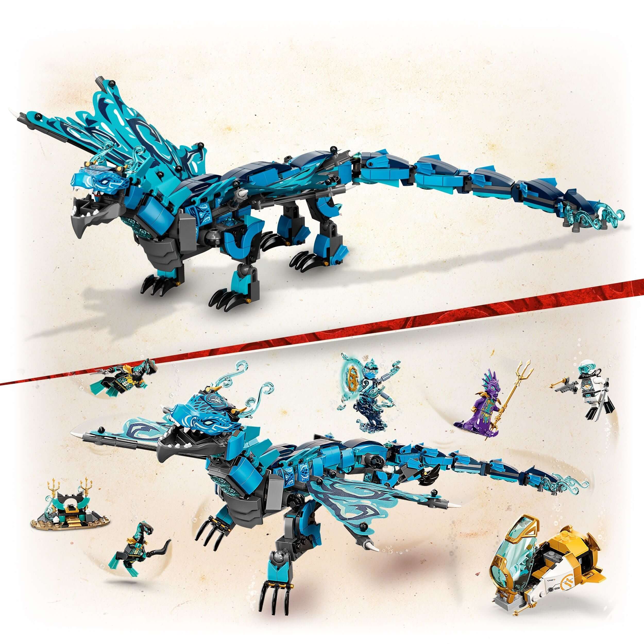 LEGO® NINJAGO Water Dragon Toy Building Set 71754