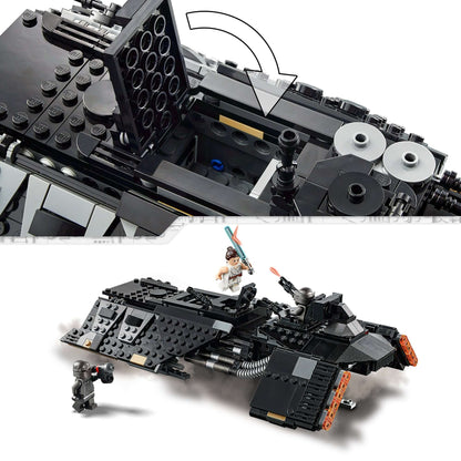 LEGO Star Wars Knights of Ren Transport Ship 75284, featuring Rey and Knights of Ren in action-packed battle.