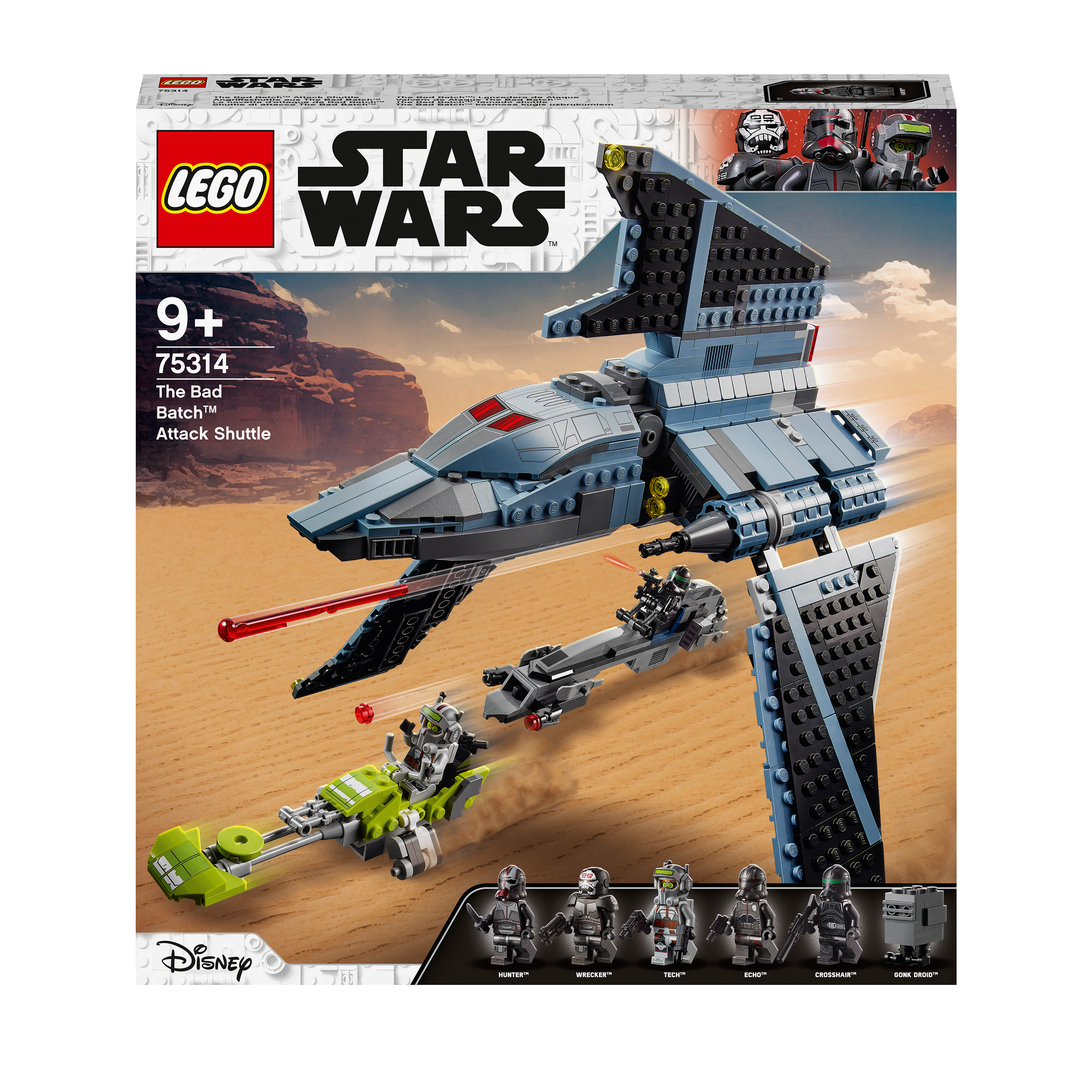 LEGO® Star Wars The Bad Batch Attack Shuttle 75314