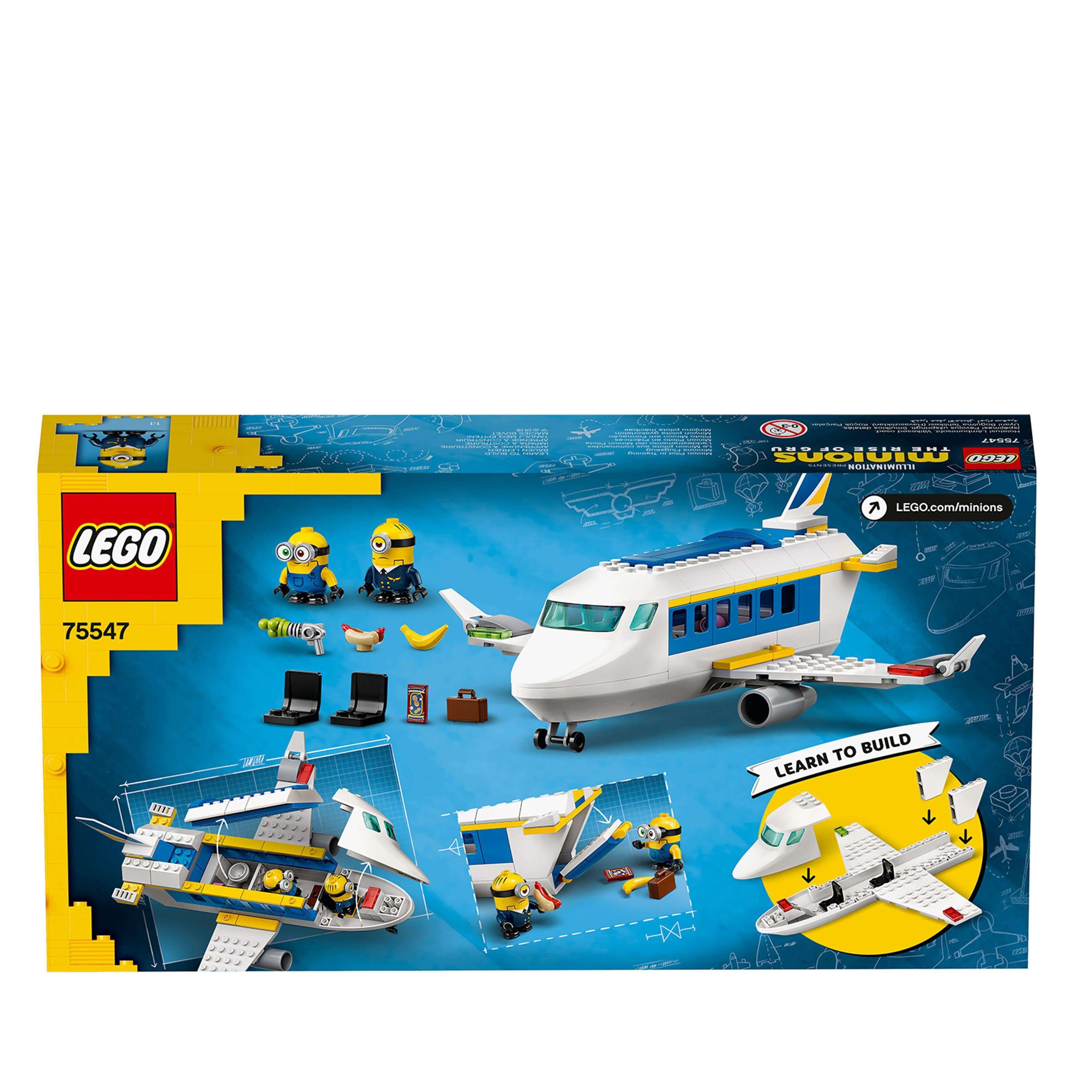 LEGO® 4+ Minions Pilot in Training Plane Toy 75547