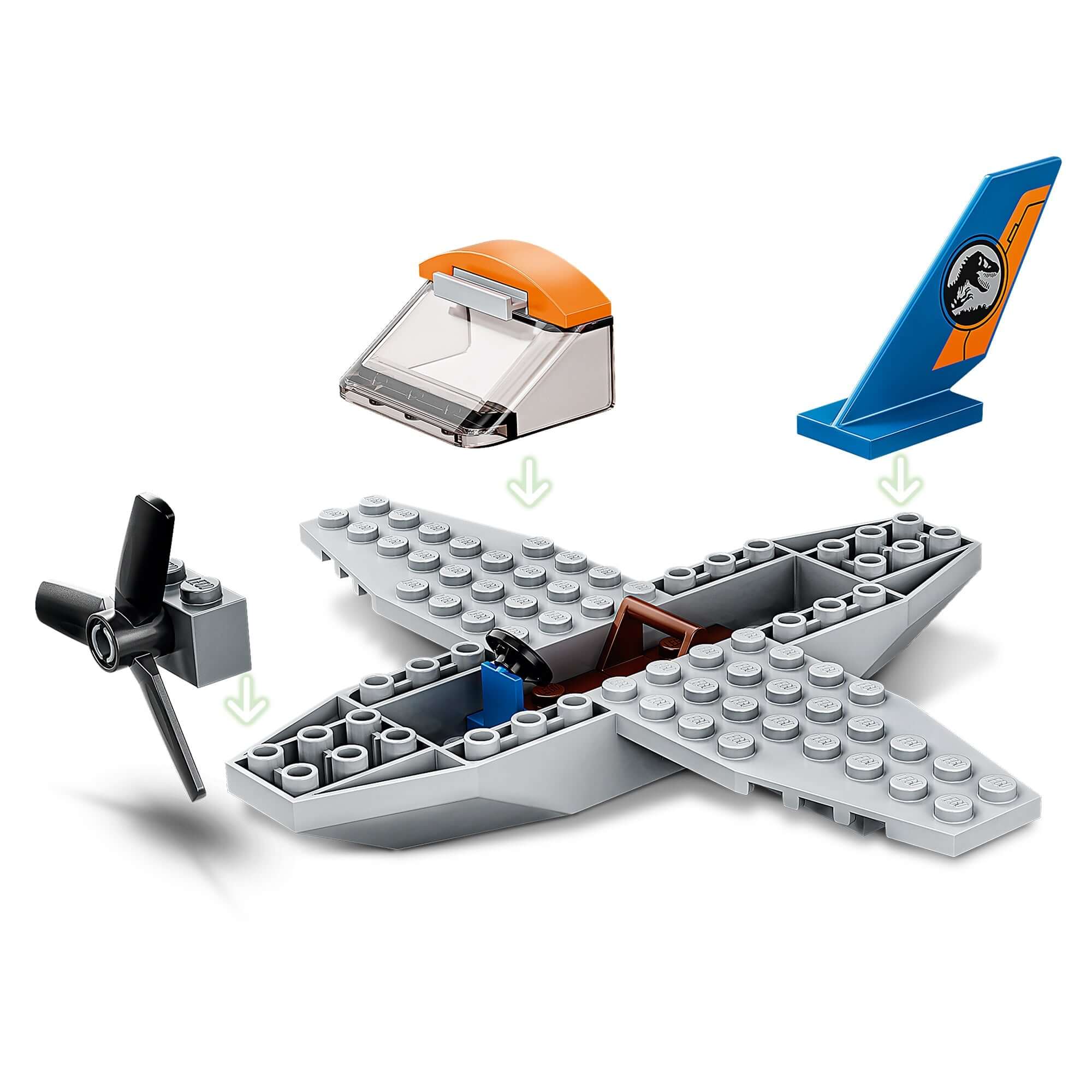 LEGO® Jurassic World Velociraptor Plane Rescue 75942