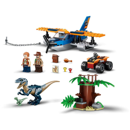 LEGO® Jurassic World Velociraptor Plane Rescue 75942