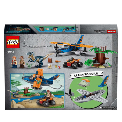 LEGO® Jurassic World Velociraptor Plane Rescue 75942