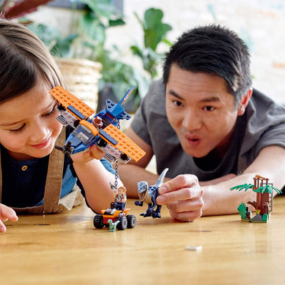 LEGO® Jurassic World Velociraptor Plane Rescue 75942