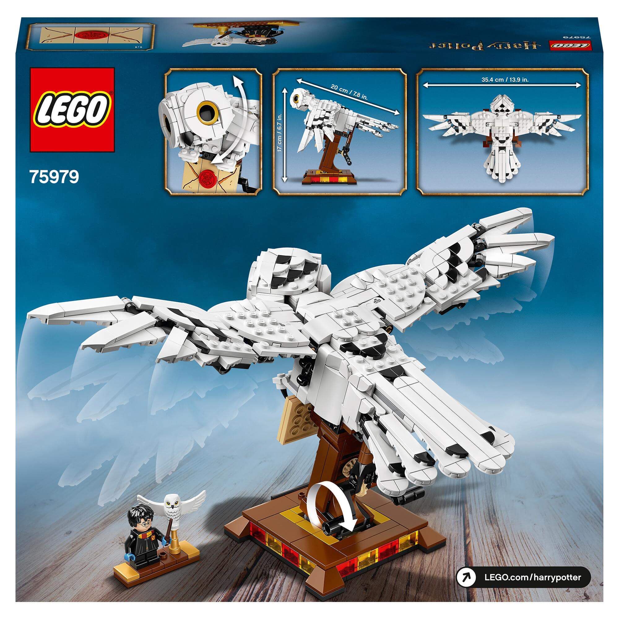 LEGO® Harry Potter Hedwig Display Building Set 75979