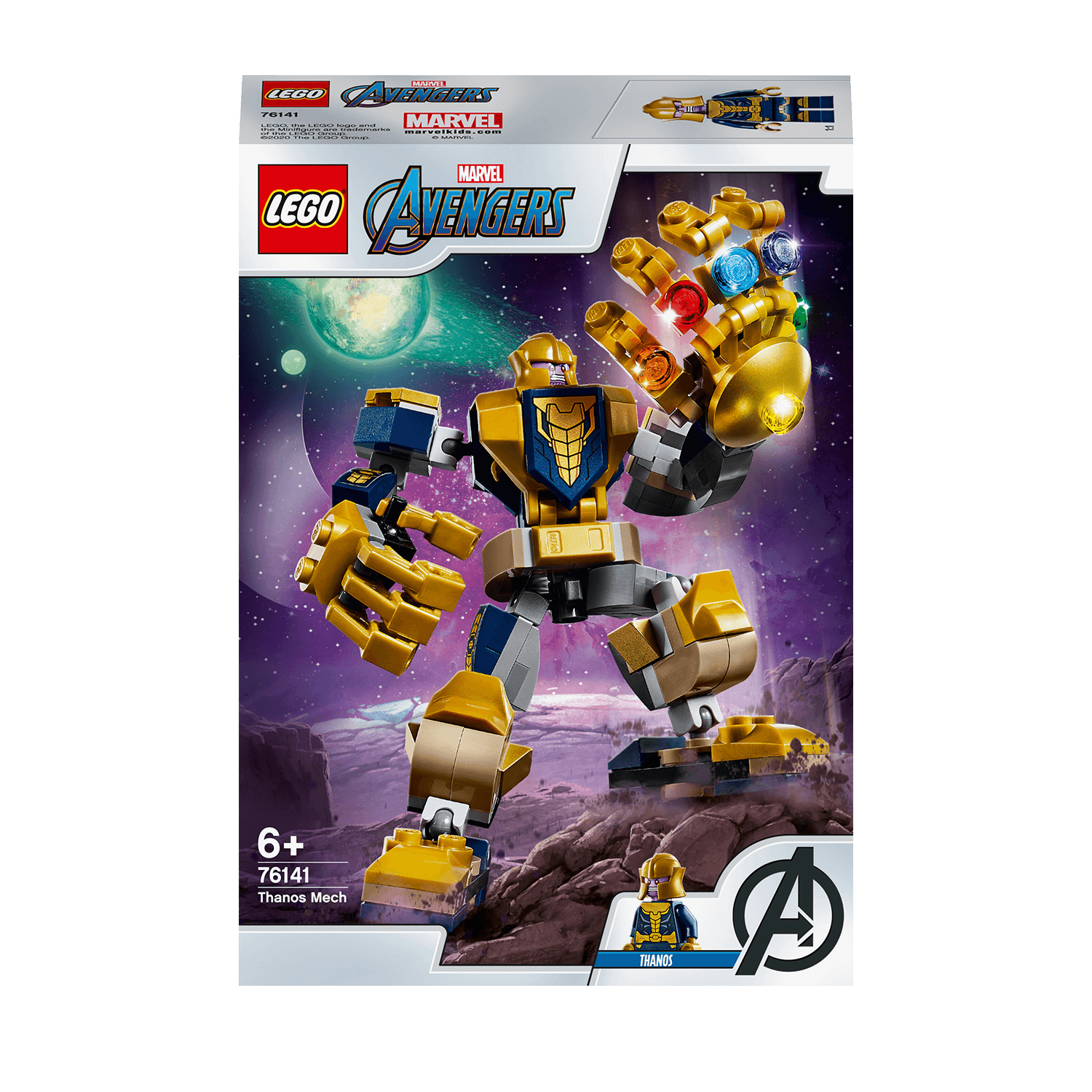 LEGO® Marvel Avengers Thanos Mech Figure Set 76141