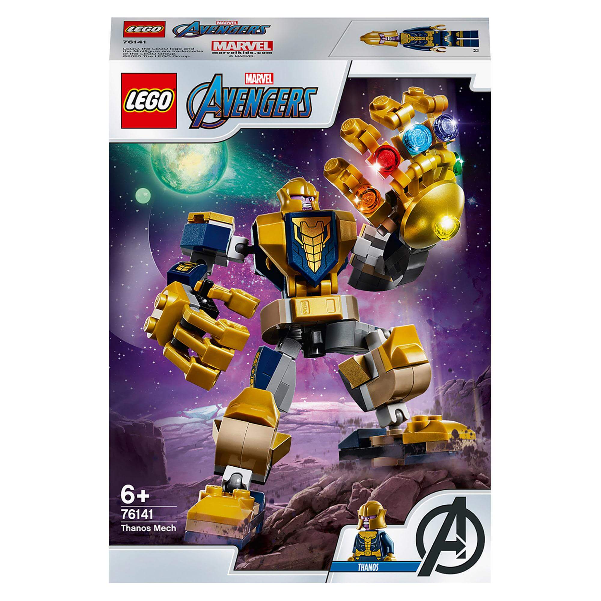 LEGO® Marvel Avengers Thanos Mech Figure Set 76141
