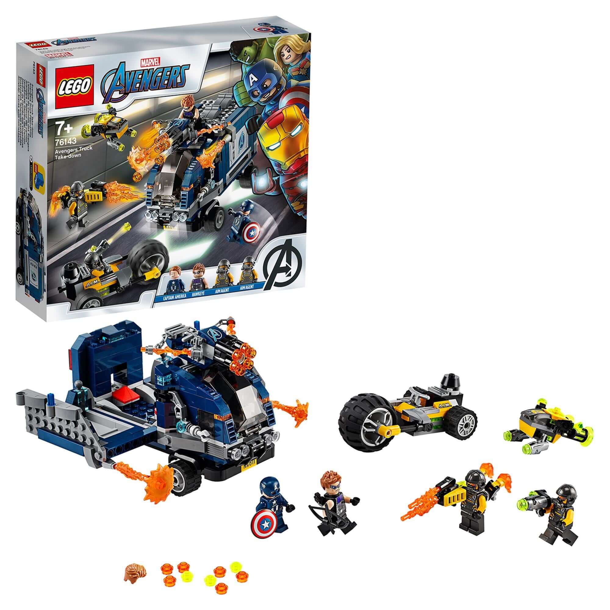 LEGO® Marvel Avengers Truck Take-down Playset 76143