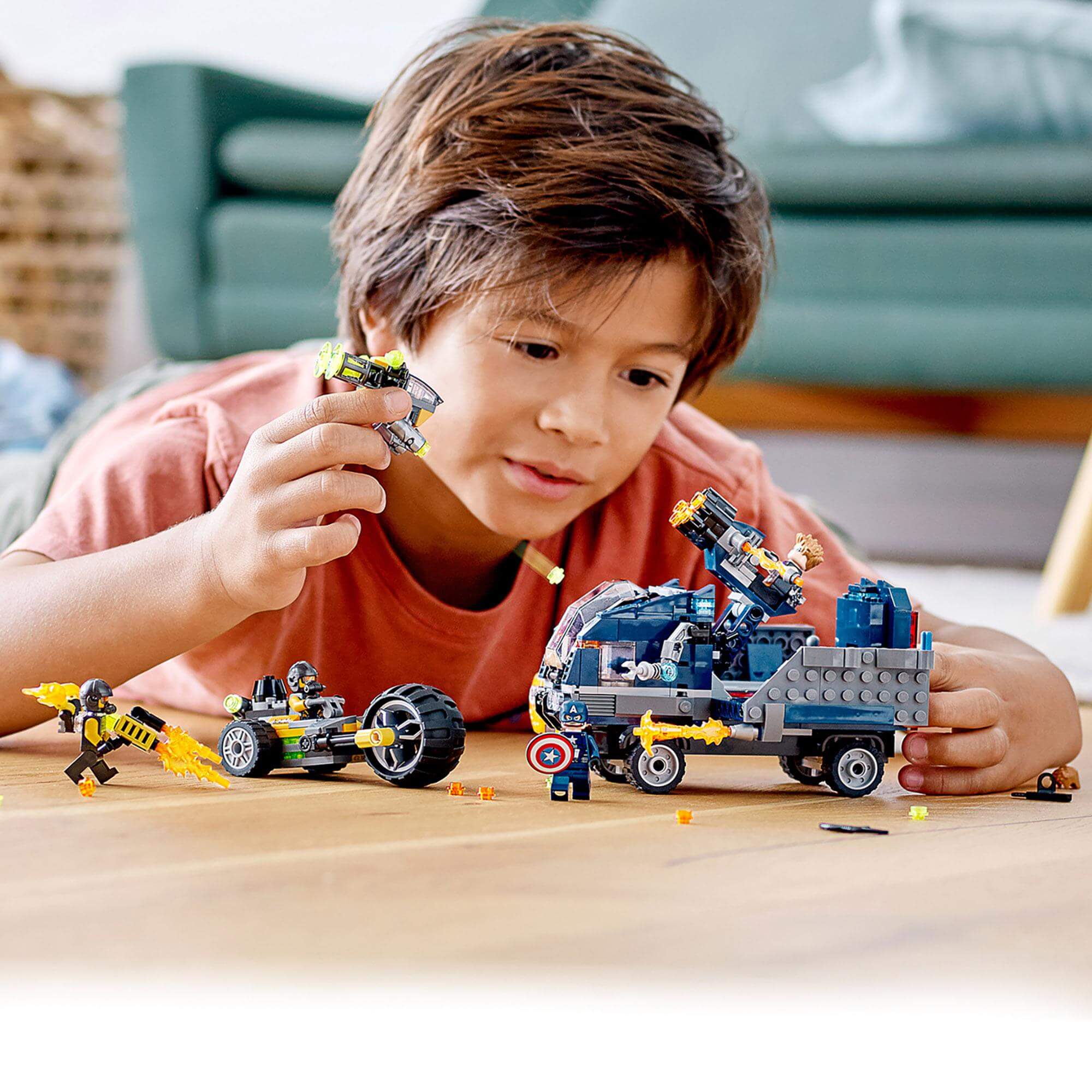 LEGO® Marvel Avengers Truck Take-down Playset 76143