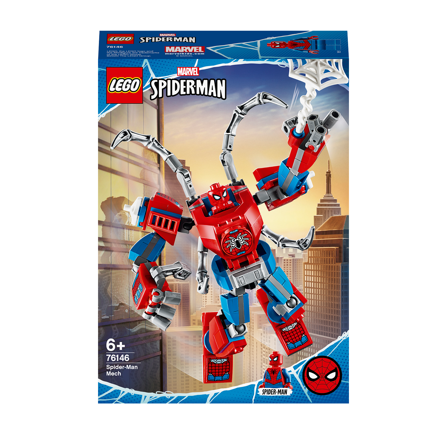 LEGO® Marvel Spider-Man Mech Action Figure Set 76146
