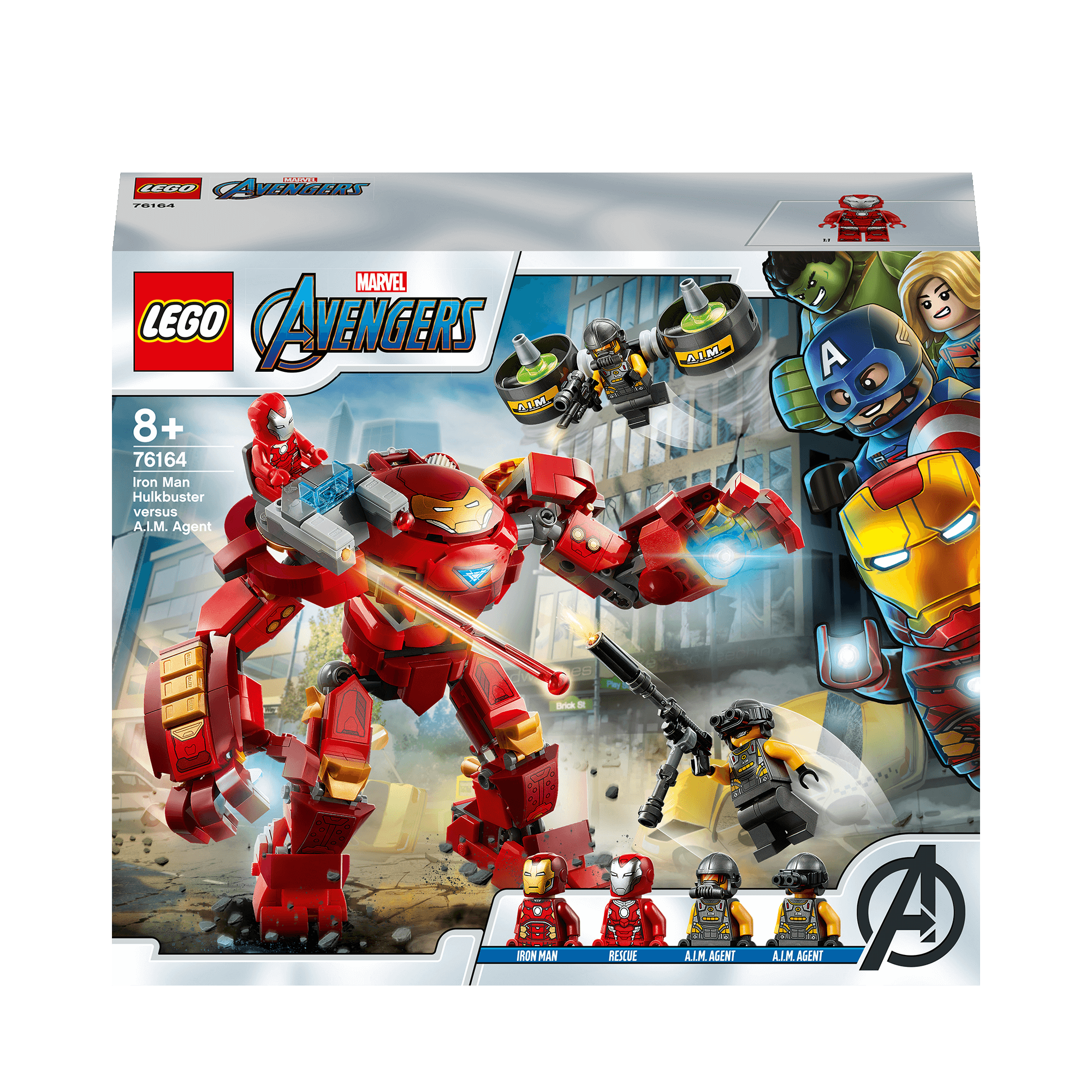 LEGO® Marvel Iron Man Hulkbuster vs. A.I.M. Agent 76164