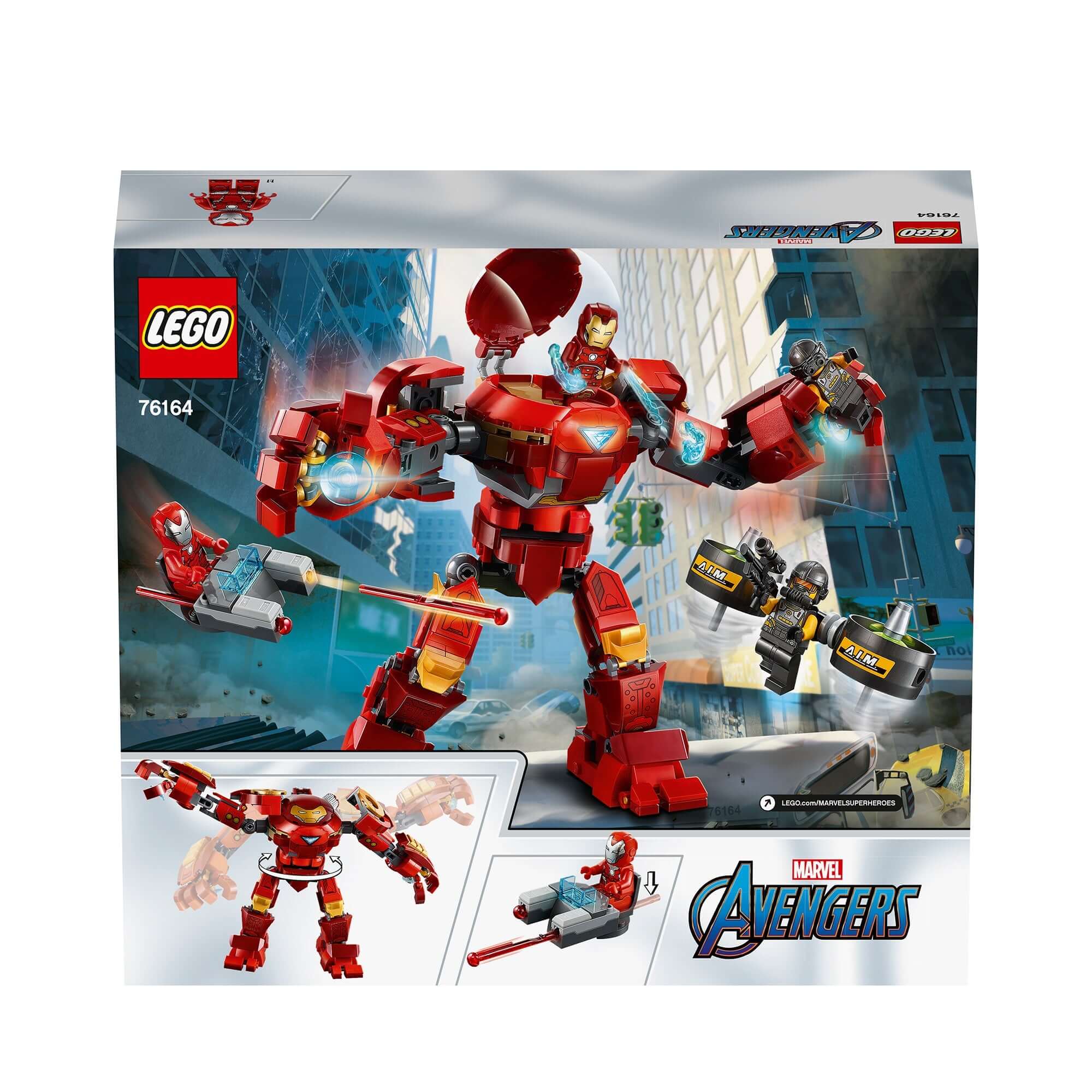 LEGO® Marvel Iron Man Hulkbuster vs. A.I.M. Agent 76164