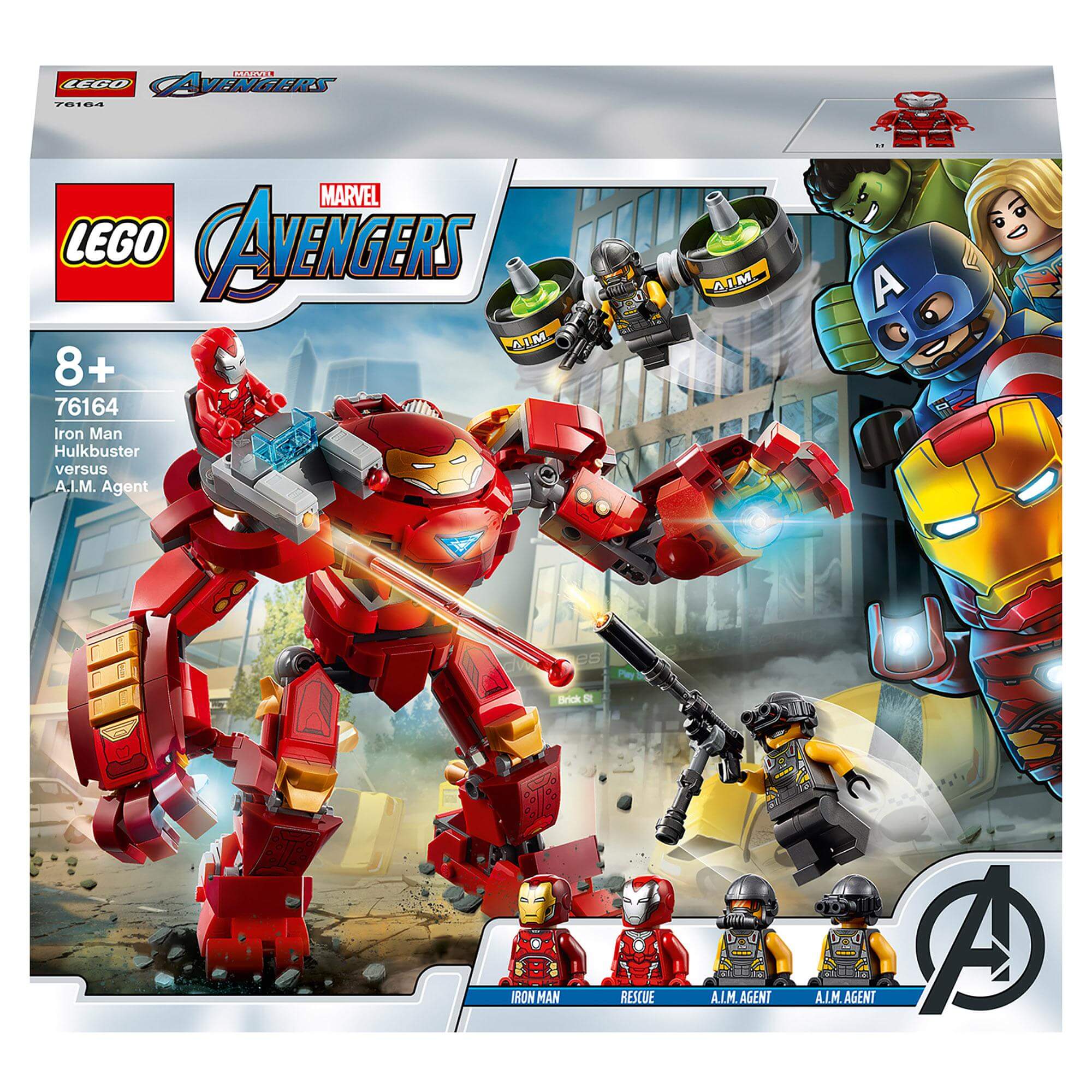 LEGO® Marvel Iron Man Hulkbuster vs. A.I.M. Agent 76164