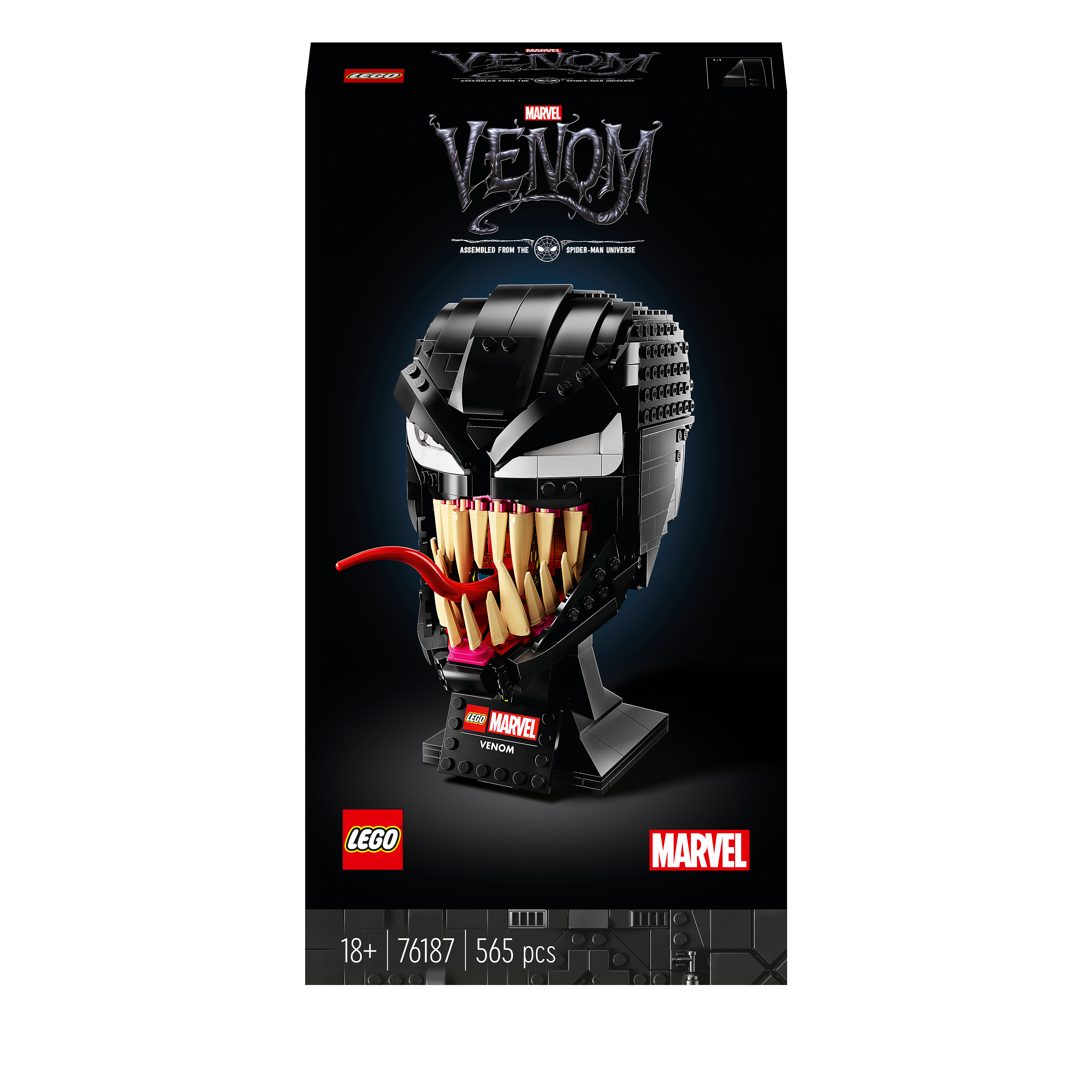 LEGO® Marvel Spider-Man Venom Mask Adult Set 76187