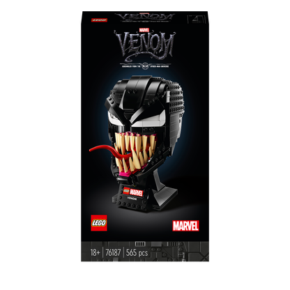 LEGO® Marvel Spider-Man Venom Mask Adult Set 76187