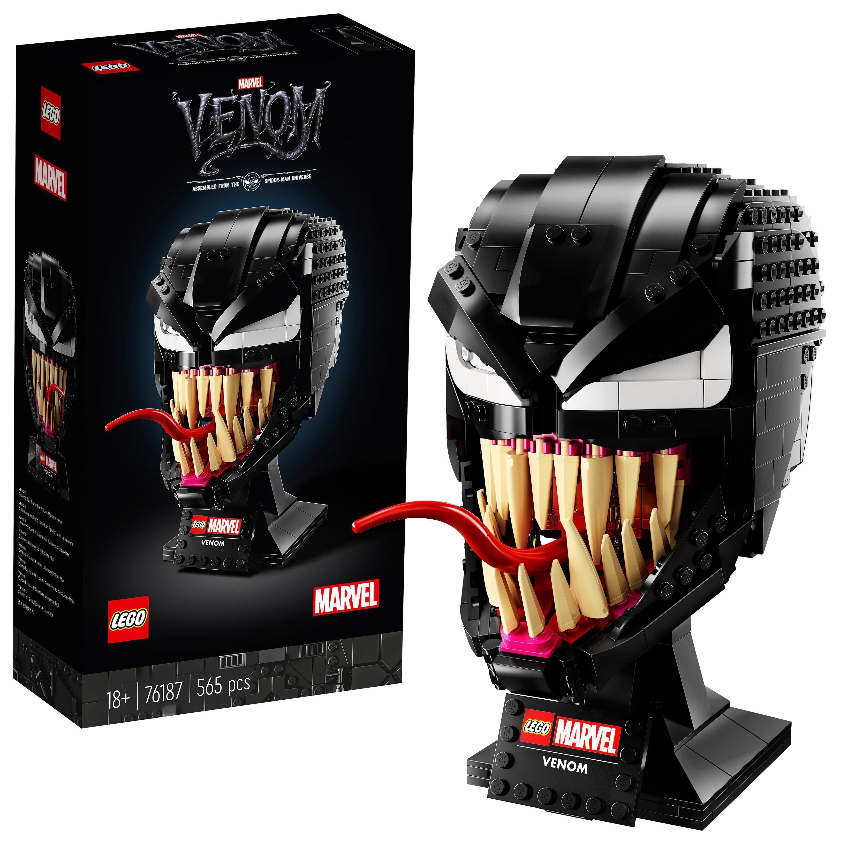 LEGO® Marvel Spider-Man Venom Mask Adult Set 76187