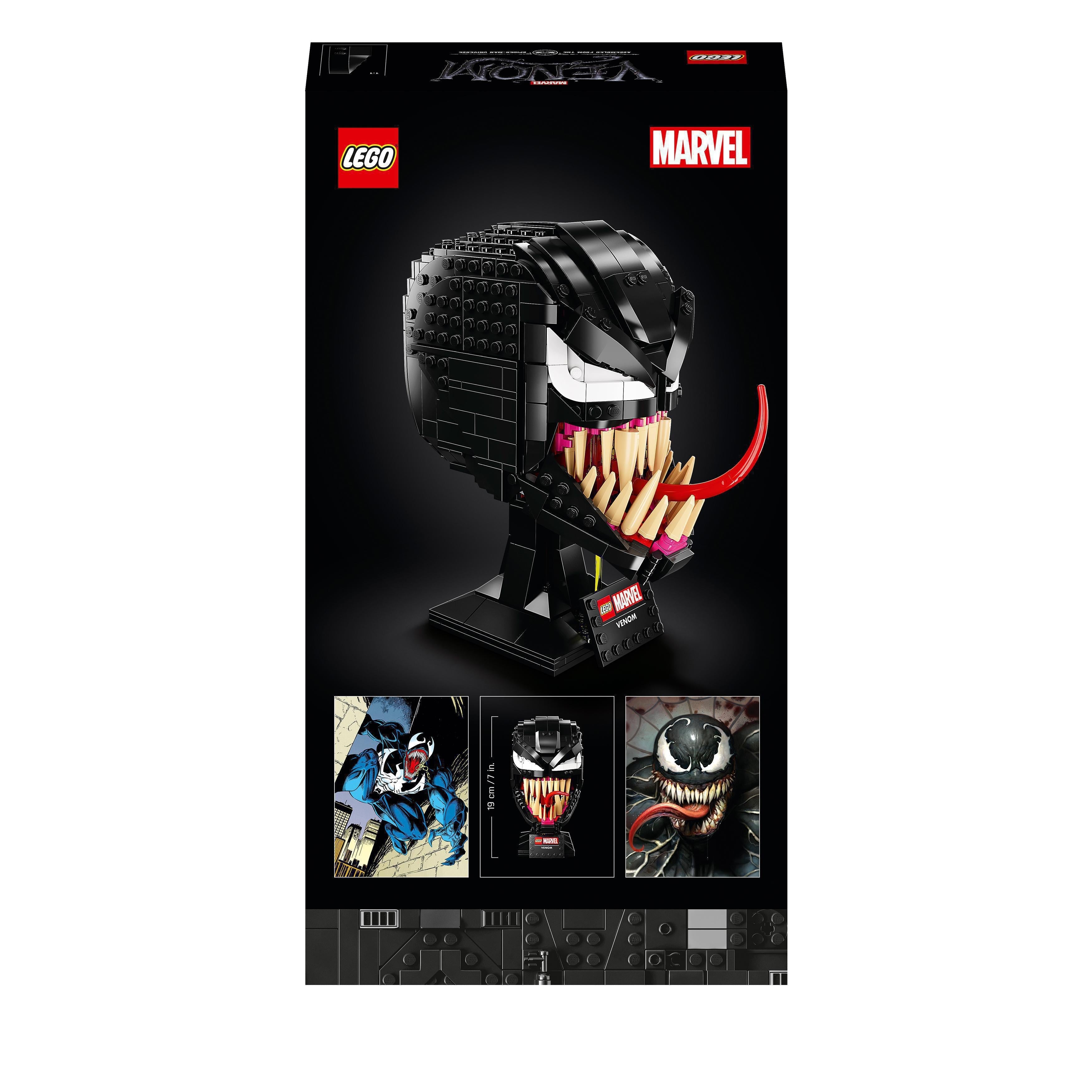 LEGO® Marvel Spider-Man Venom Mask Adult Set 76187