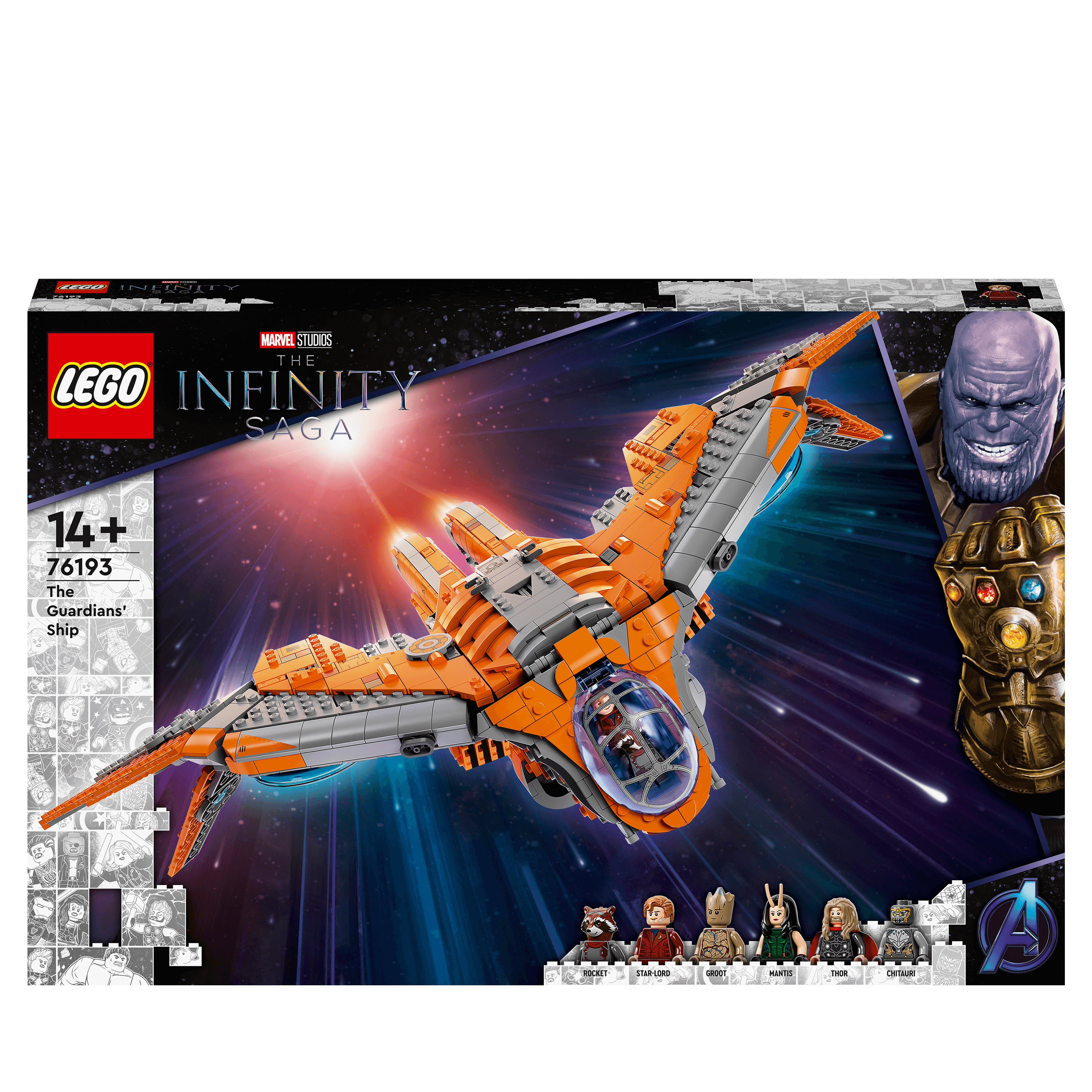 LEGO® Marvel The Guardians’ Ship Avengers Set 76193