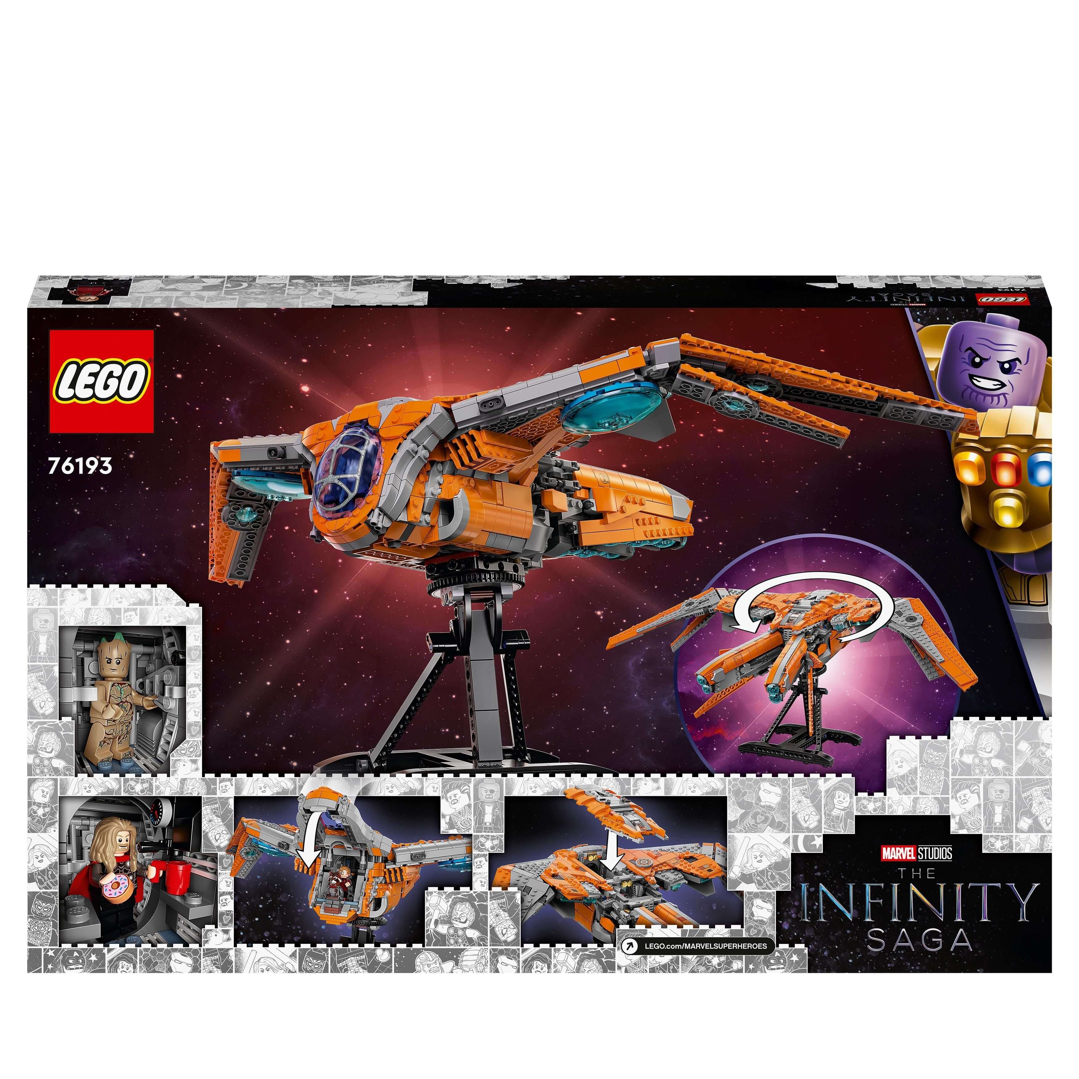 LEGO® Marvel The Guardians’ Ship Avengers Set 76193