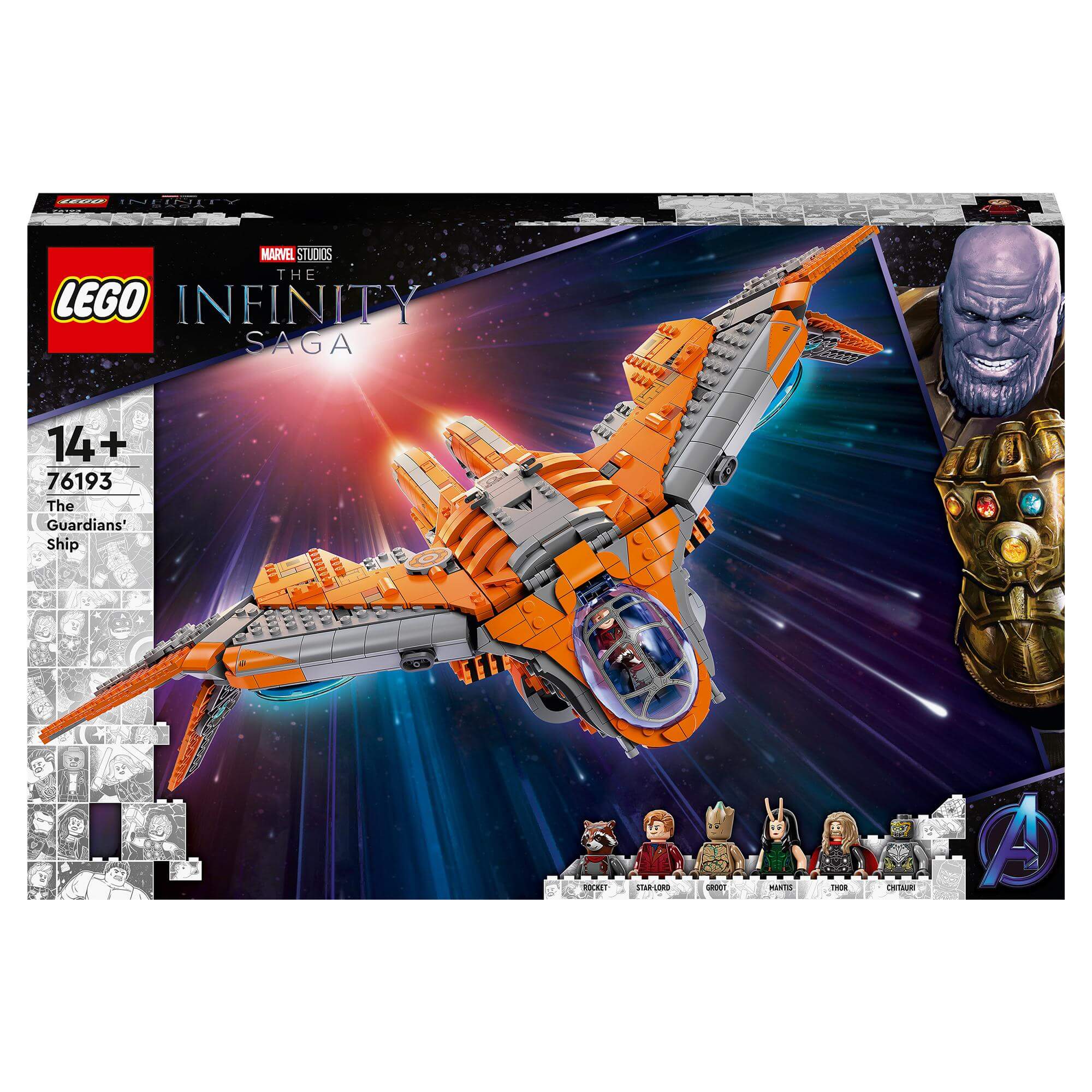 LEGO® Marvel The Guardians’ Ship Avengers Set 76193