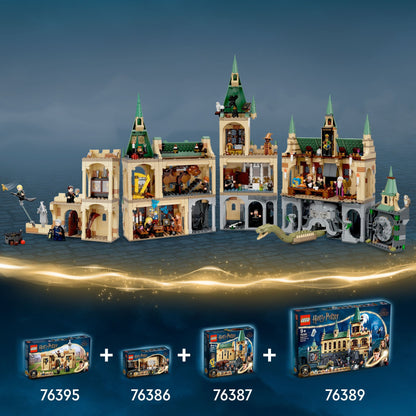 LEGO Harry Potter Hogwarts Potion Mistake Set 76386 and related sets, showcasing magical play experiences.