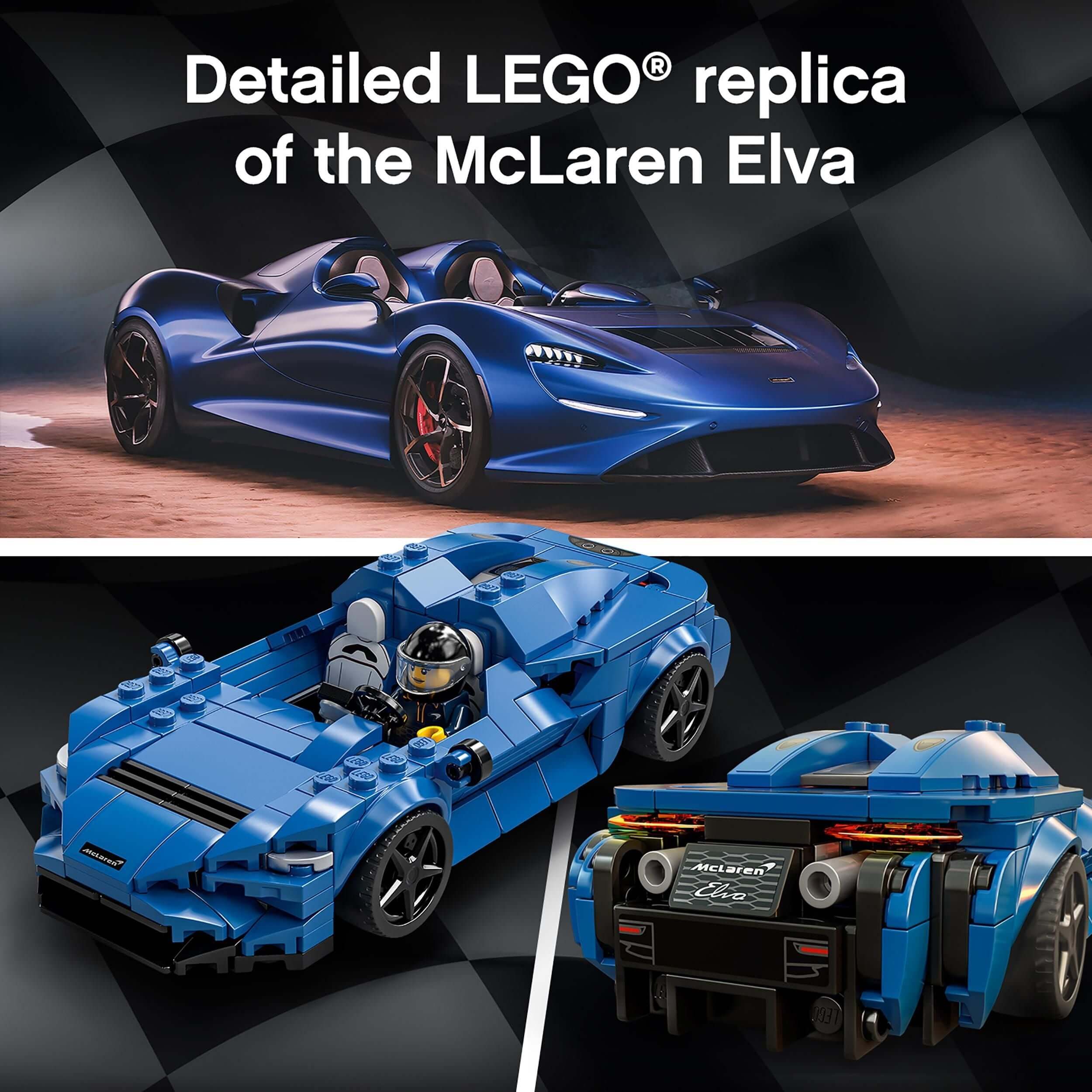 LEGO® Speed Champions McLaren Elva Race Car Toy 76902