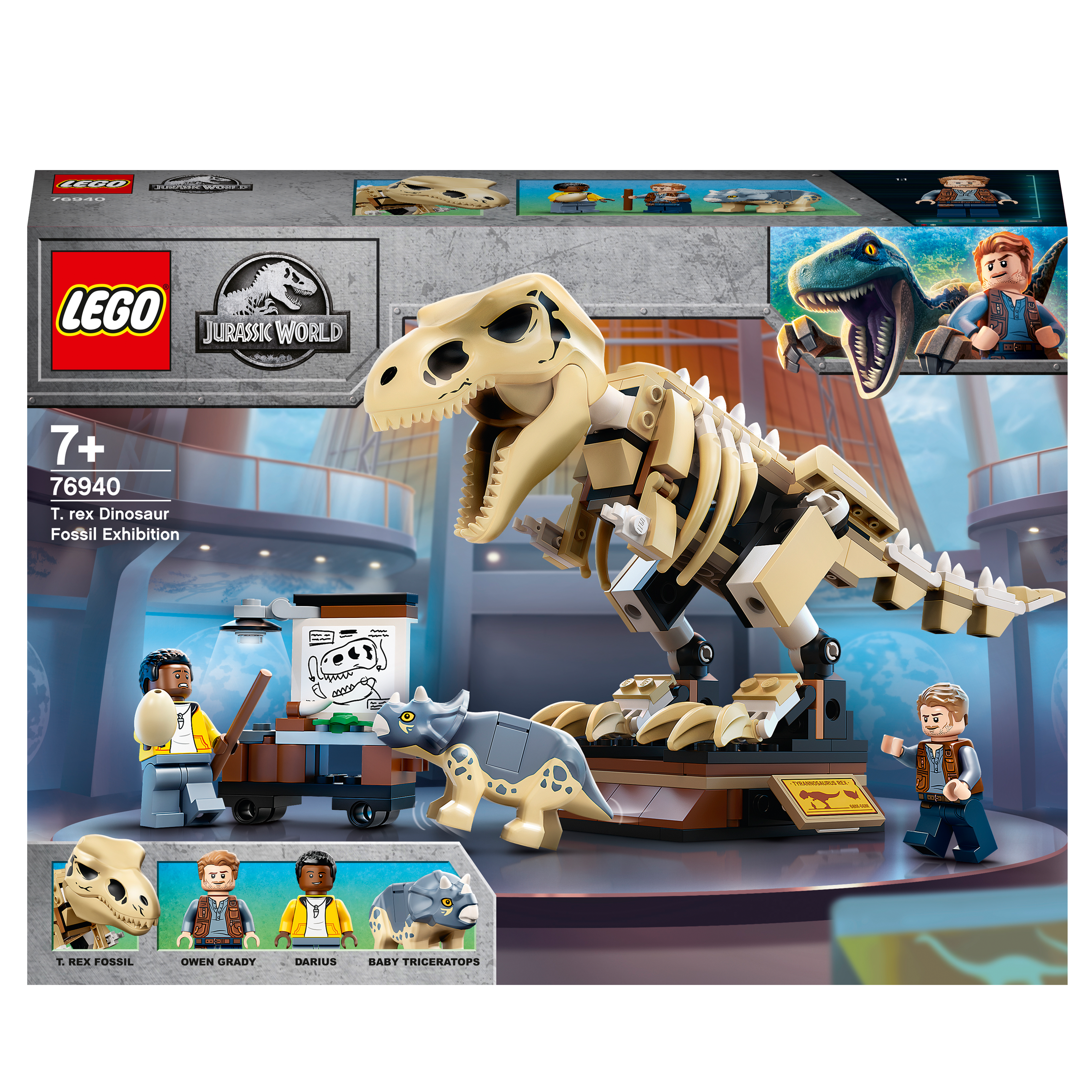 LEGO® Jurassic World T. rex Dinosaur Fossil Set 76940