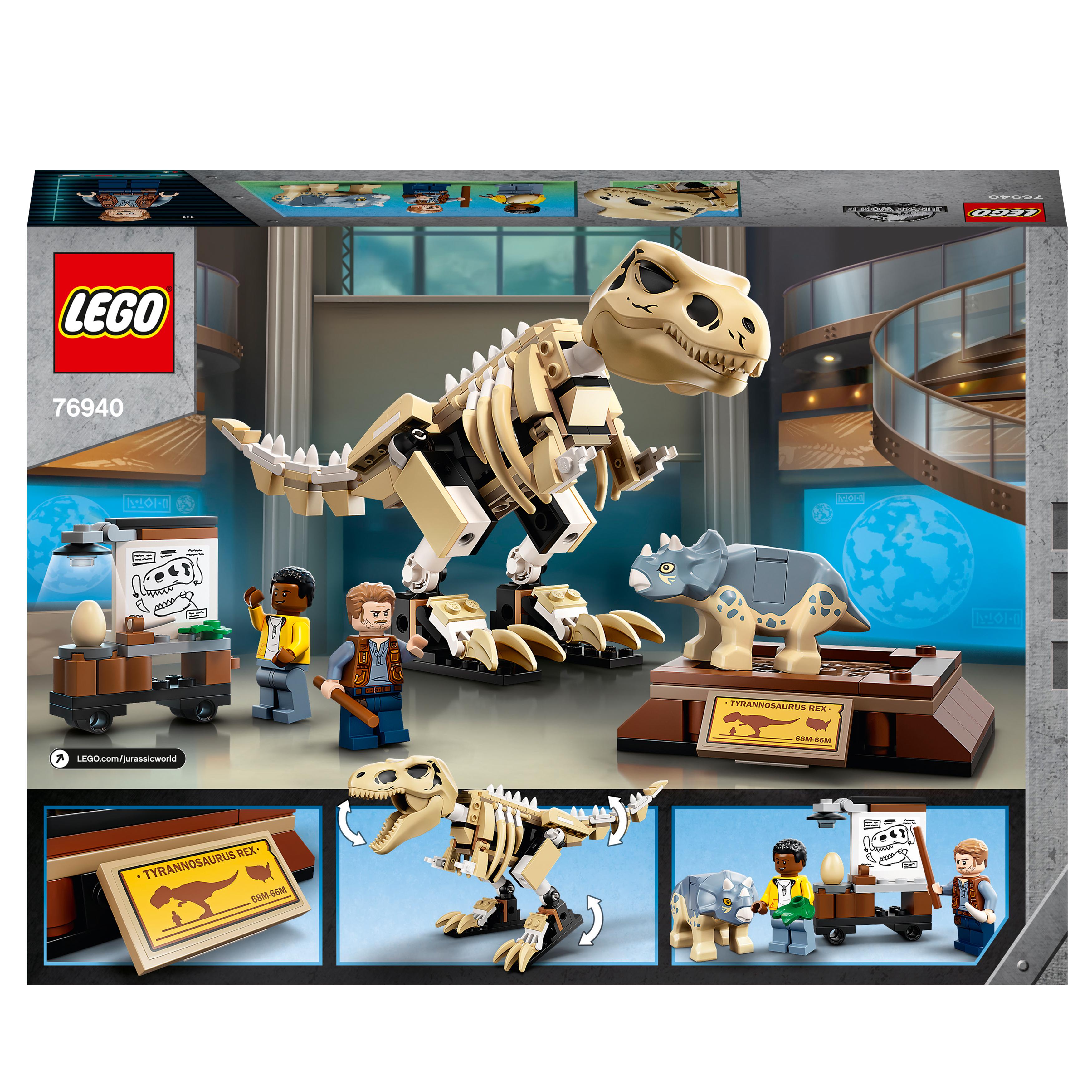LEGO® Jurassic World T. rex Dinosaur Fossil Set 76940