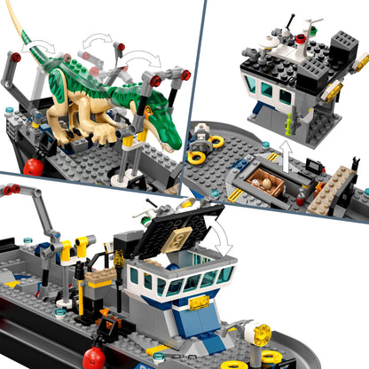 LEGO® Jurassic World Baryonyx Dinosaur Boat Toy 76942