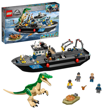 LEGO® Jurassic World Baryonyx Dinosaur Boat Toy 76942