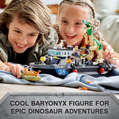 LEGO® Jurassic World Baryonyx Dinosaur Boat Toy 76942