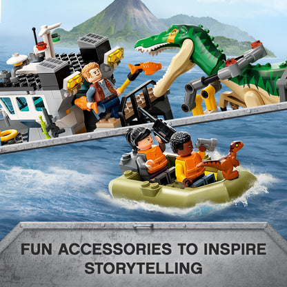 LEGO® Jurassic World Baryonyx Dinosaur Boat Toy 76942